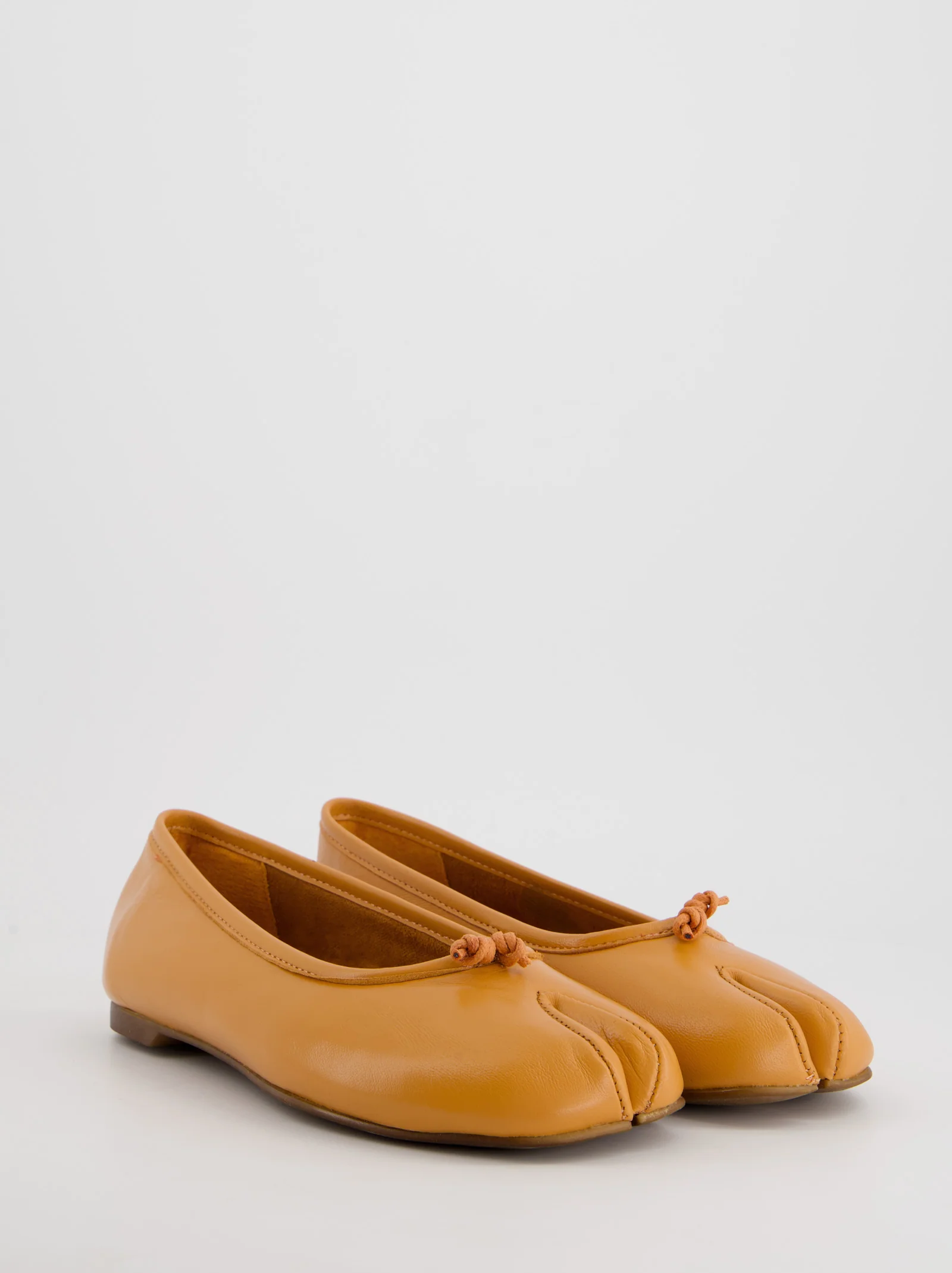 Bailarinas tabi de piel naranjas - Karva - Image 4