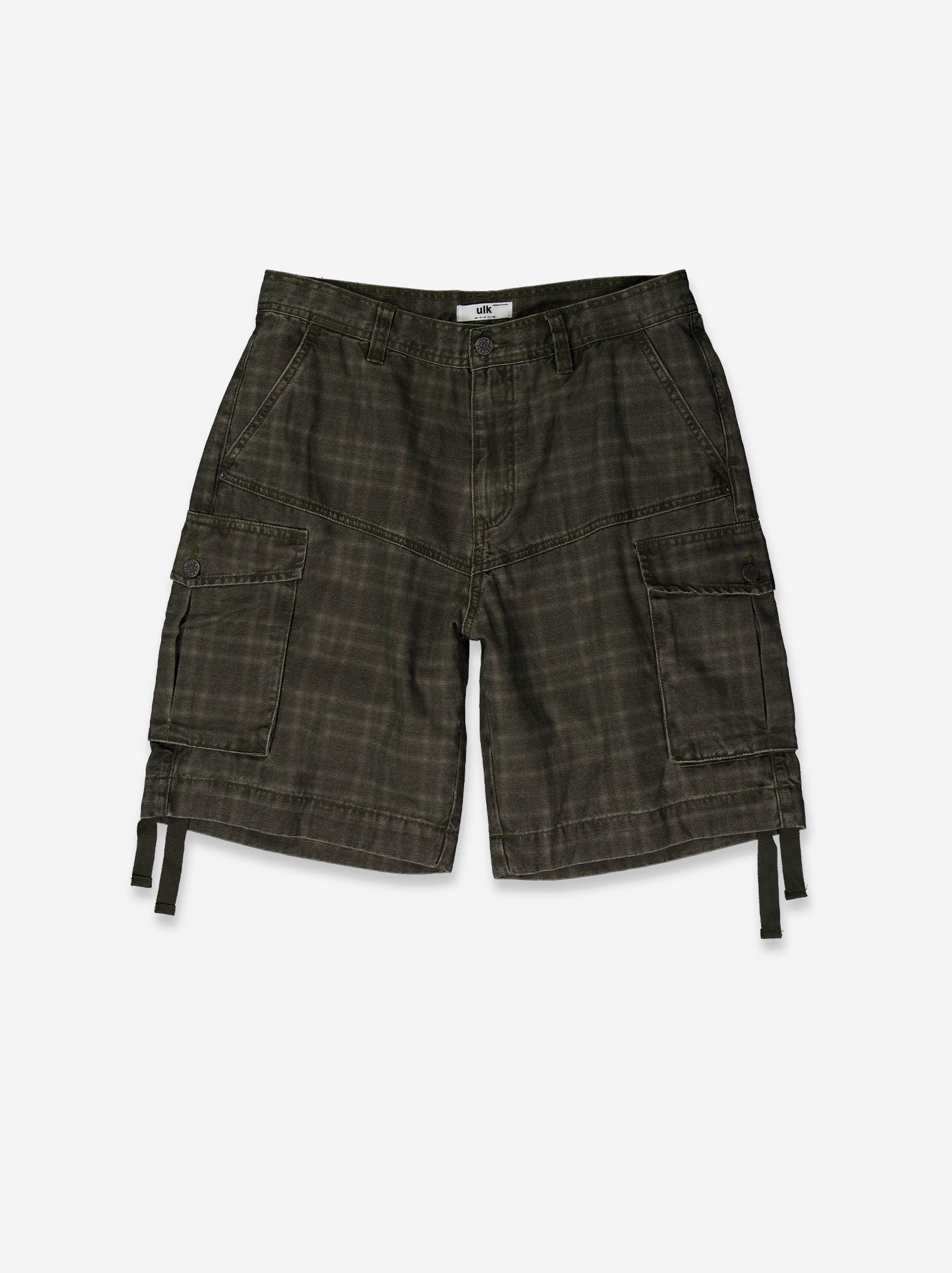 Bermudas cargo tartán ajustable - Cashmere - Image 3