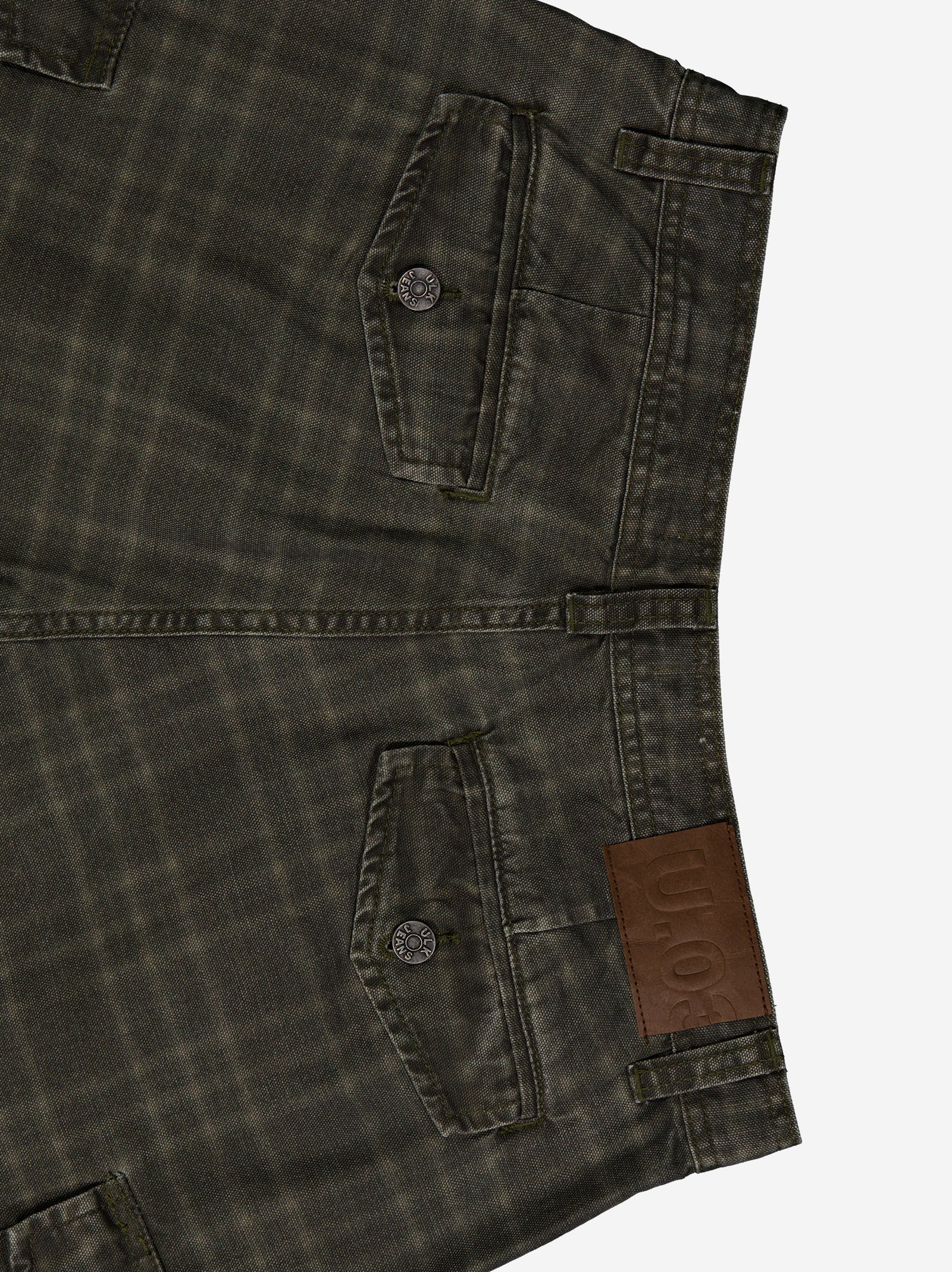 Bermudas cargo tartán ajustable - Cashmere - Image 4