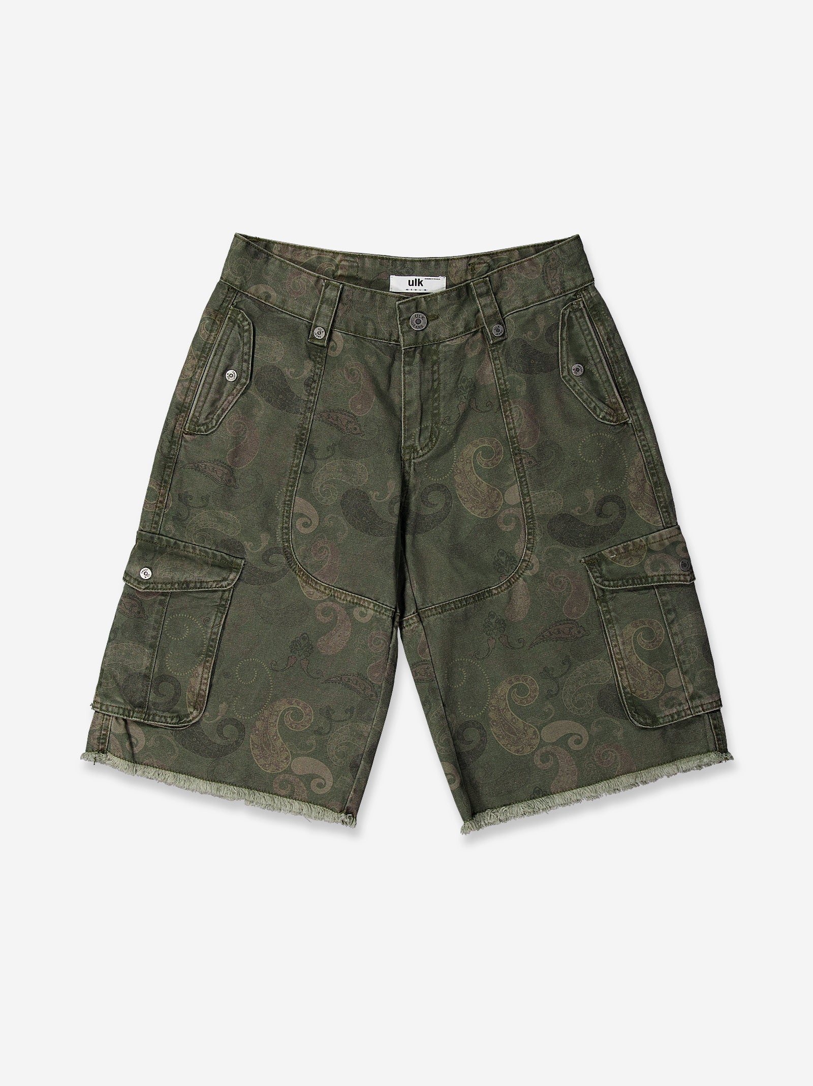 Bermuda verde con estampado paisley - Bruce - Image 3