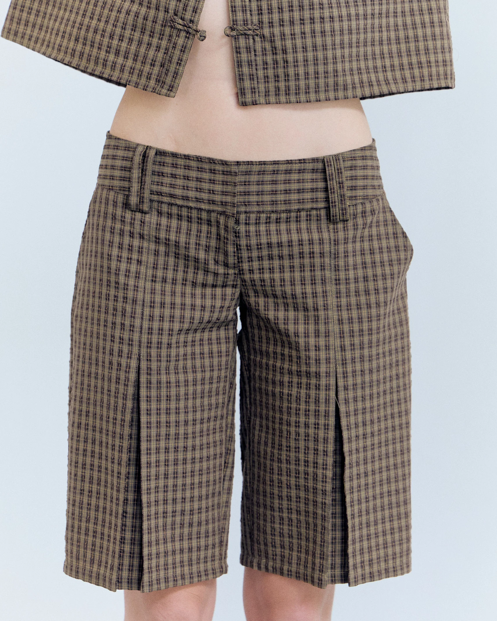 Bermudas raya diplomática con pinzas - Dandi - Image 2