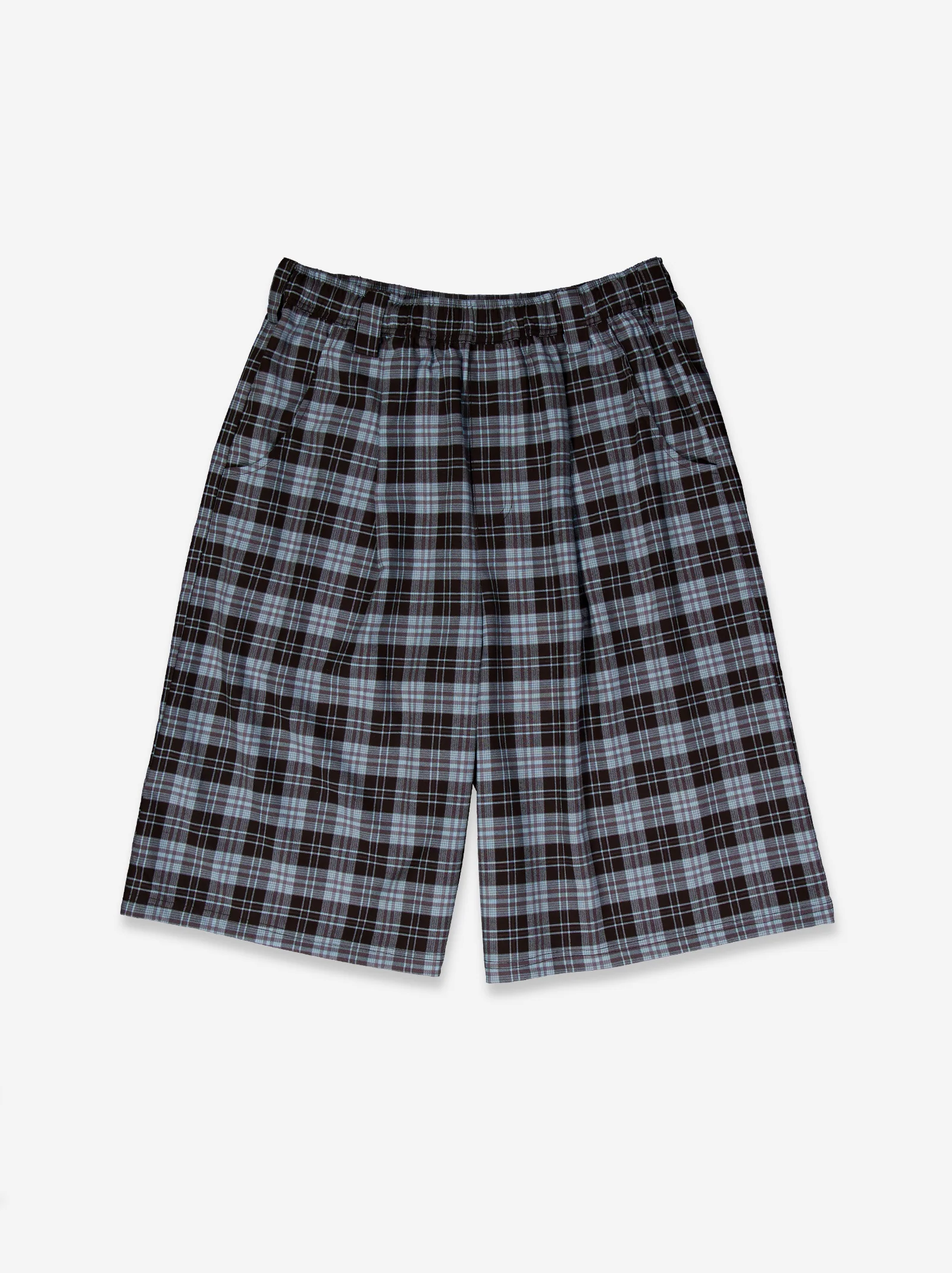 Bermudas tartán relaxed fit con cintura elástica Cake - Image 3