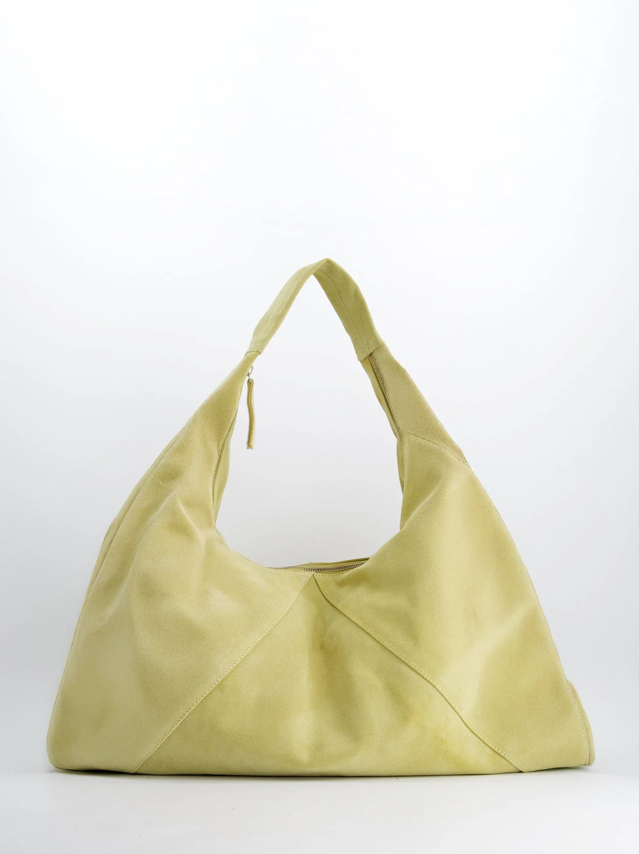 Bolso De Piel En Amarillo Suave - Marne