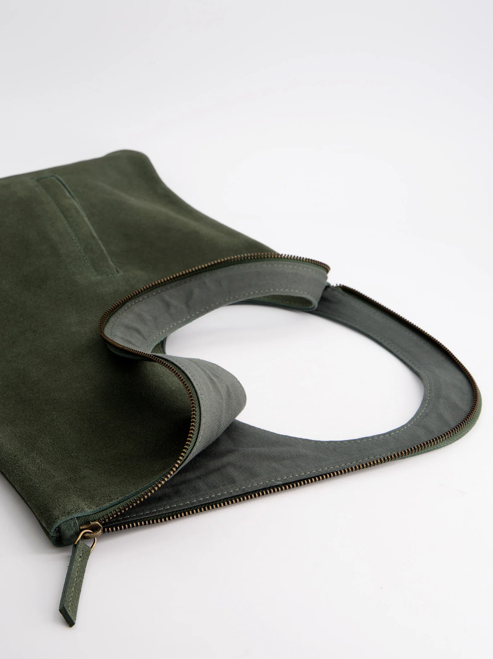 Bolso De Serraje Verde - Mariana - Image 4