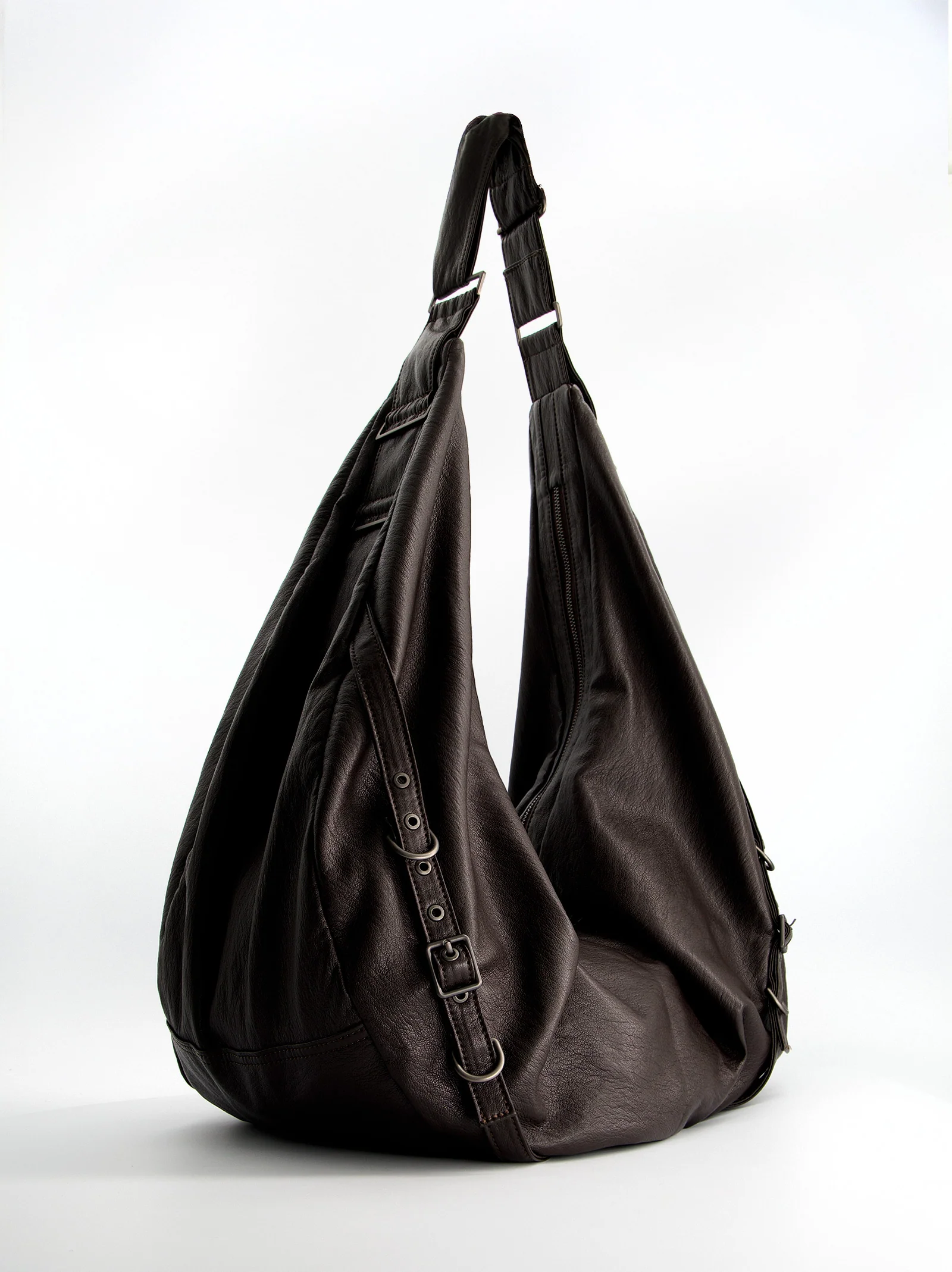 Bolso hobo de hombro efecto piel - Pituca - Image 3