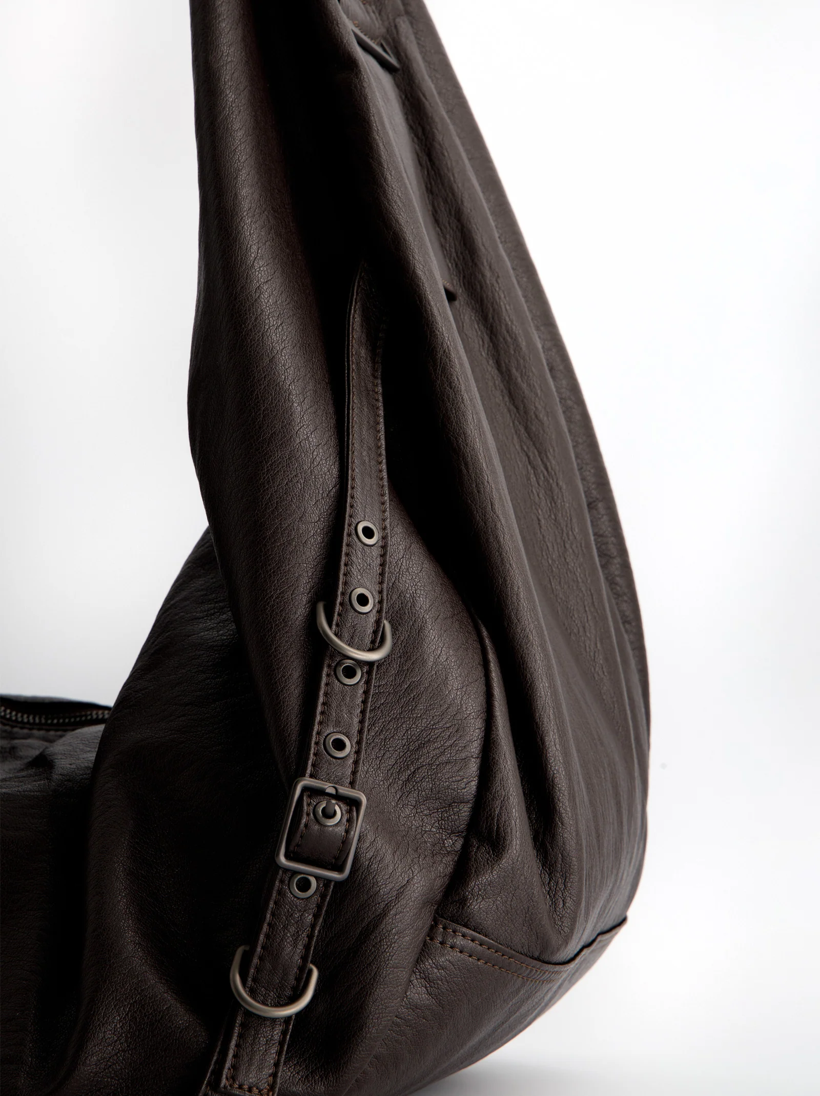 Bolso hobo de hombro efecto piel - Pituca - Image 4