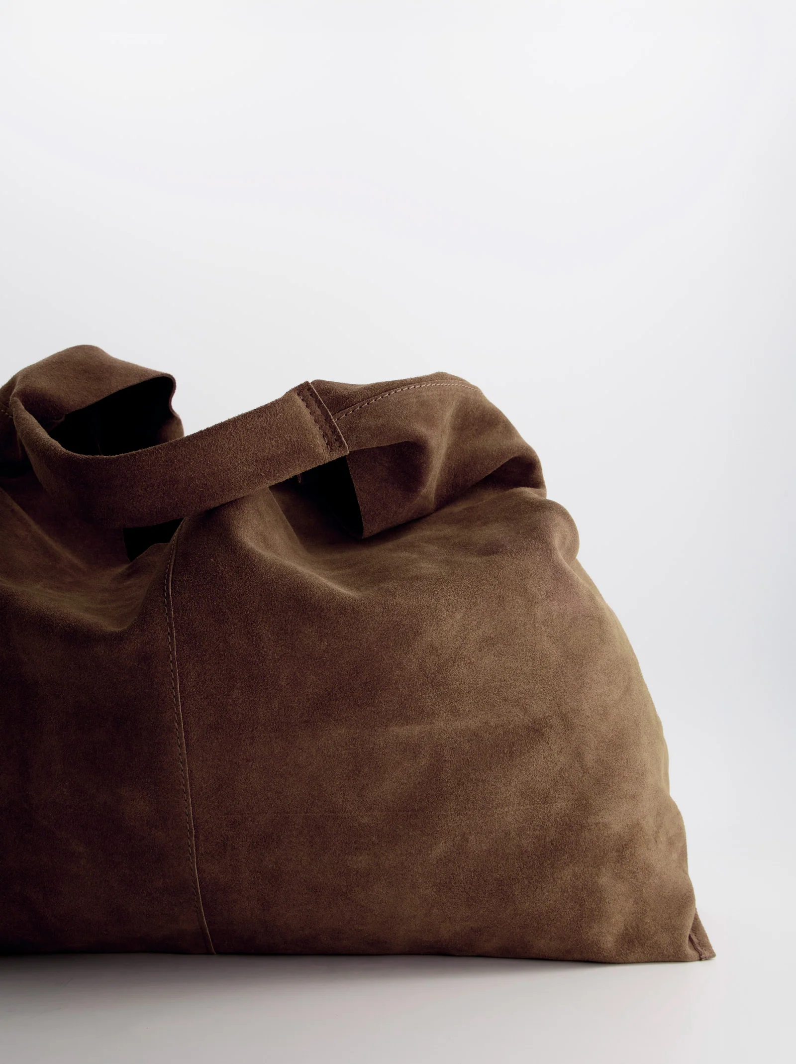 Bolso hobo de piel marrón - Fede Maxi - Image 3