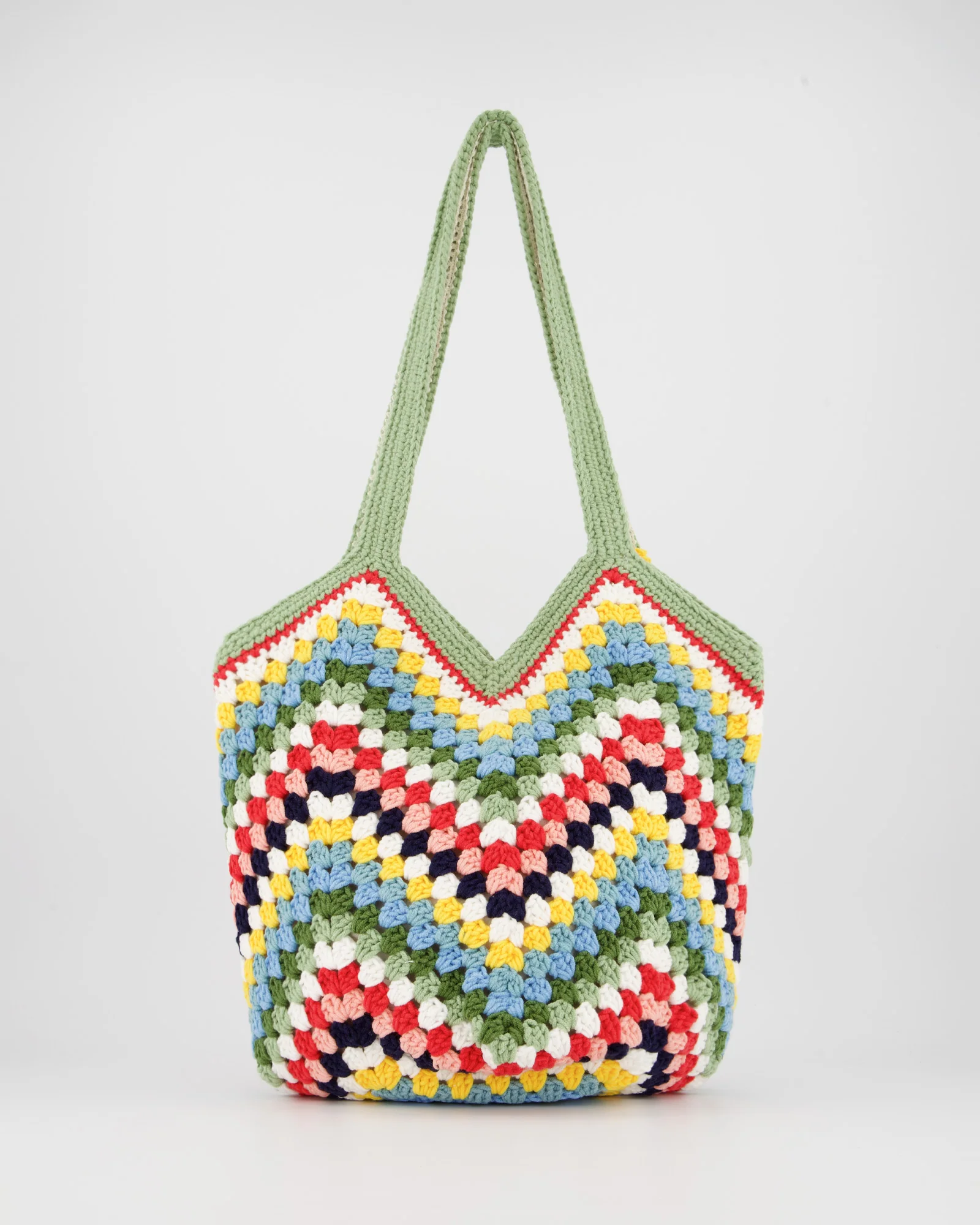 Bolso shopper de crochet multicolor - Aspen - Image 4