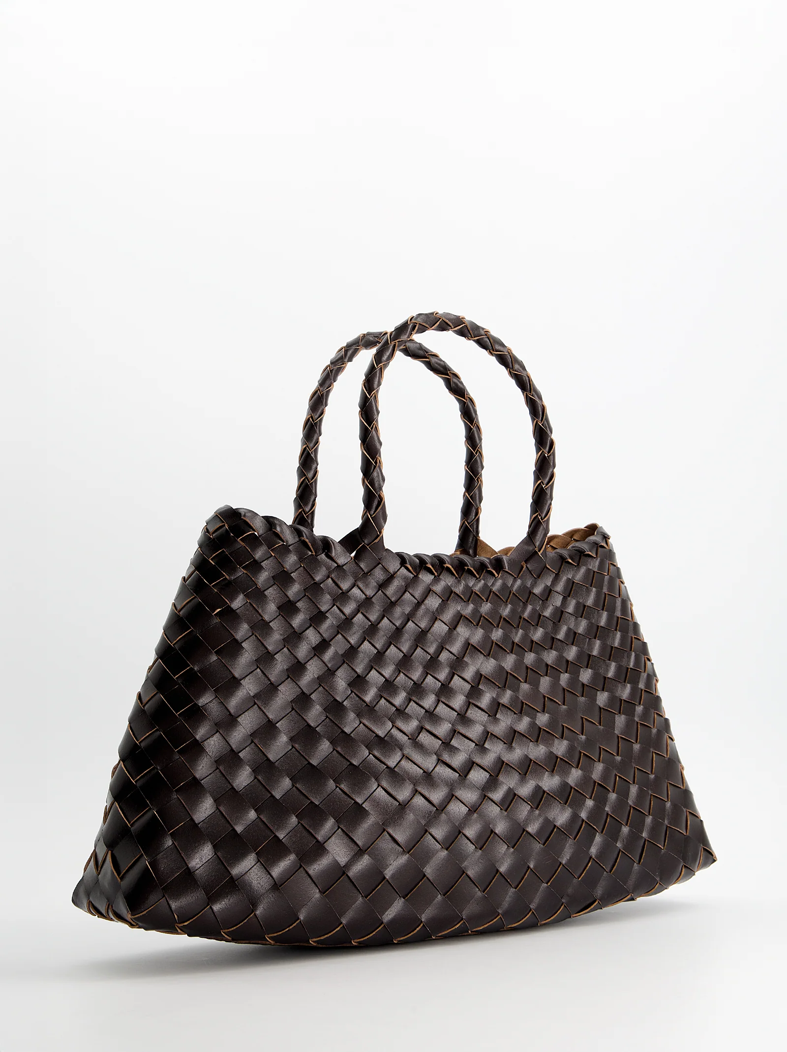 Bolso shopper de piel trenzada - Barrera - Image 3