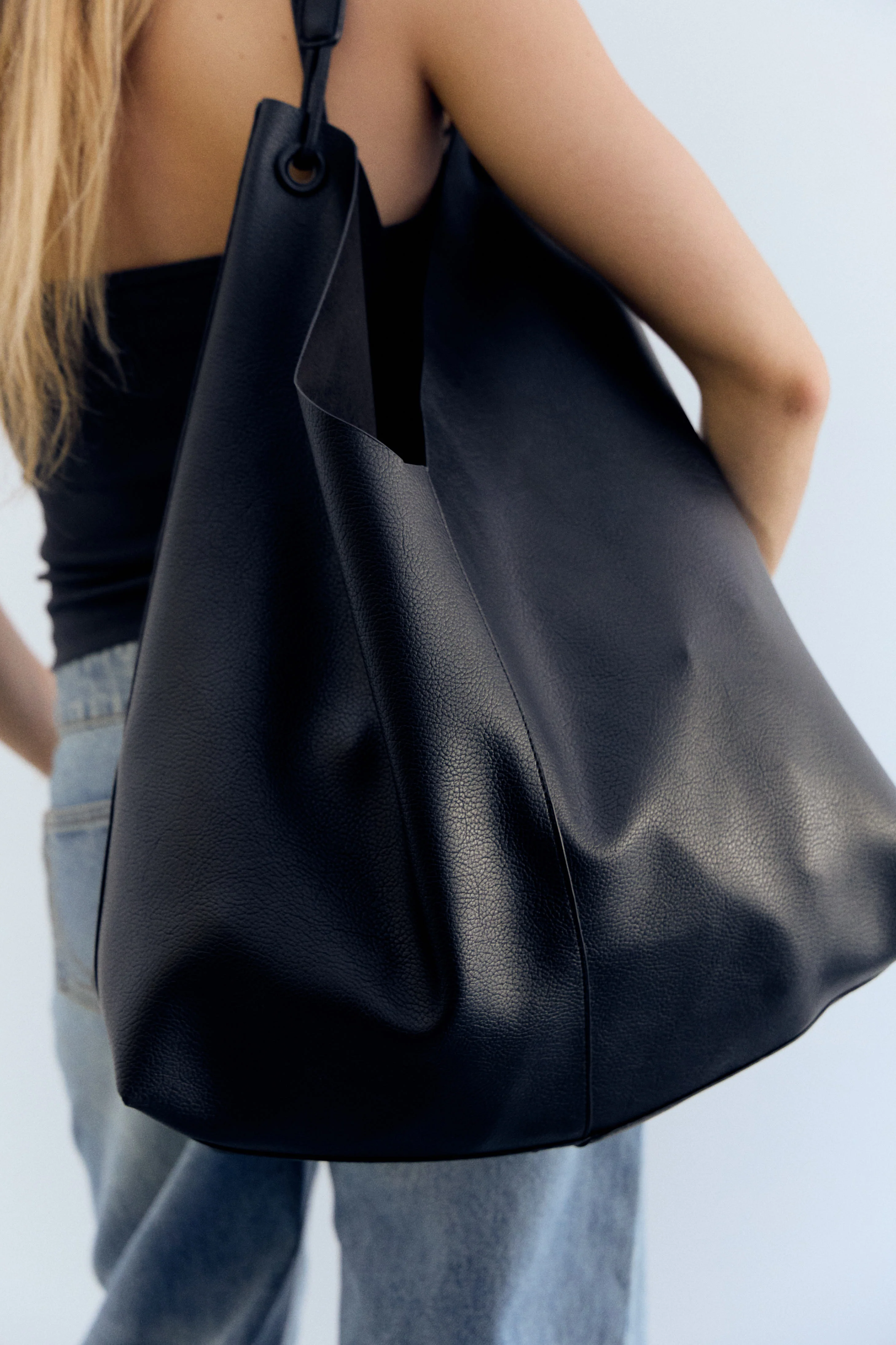 Bolso tote negro - Tiza - Image 3