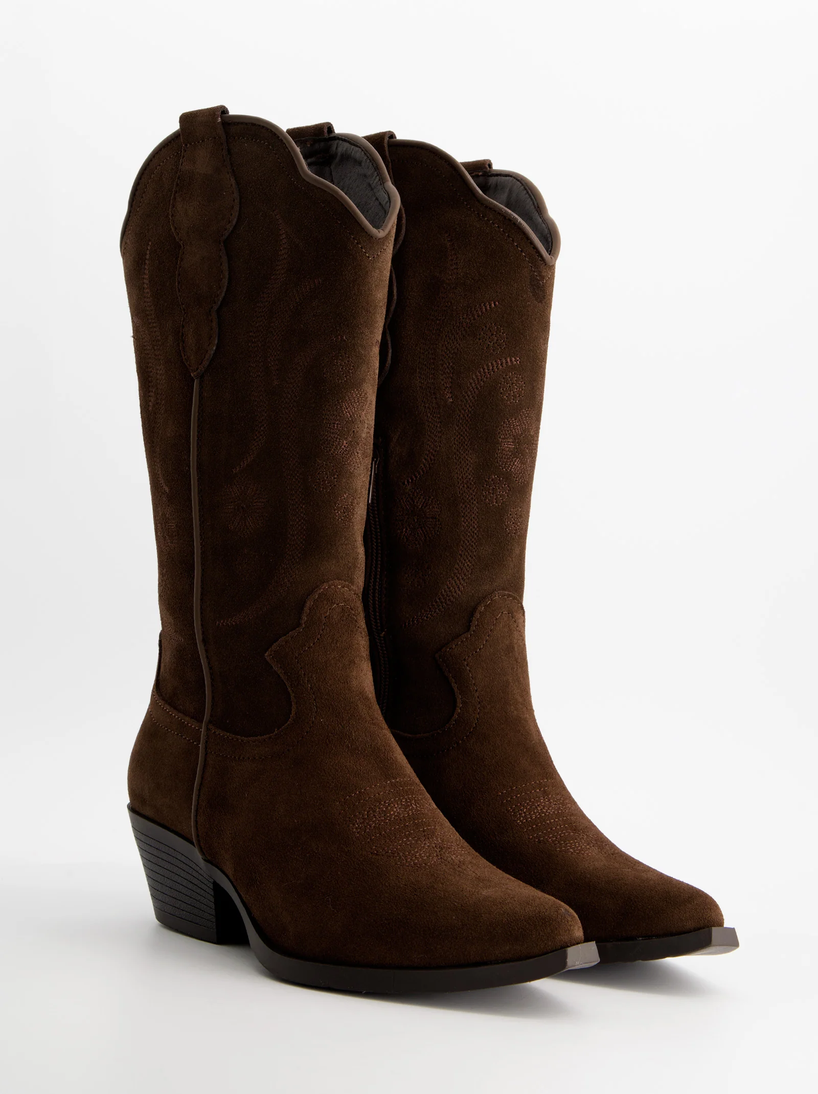 Botas cowboy de ante - India - Image 2