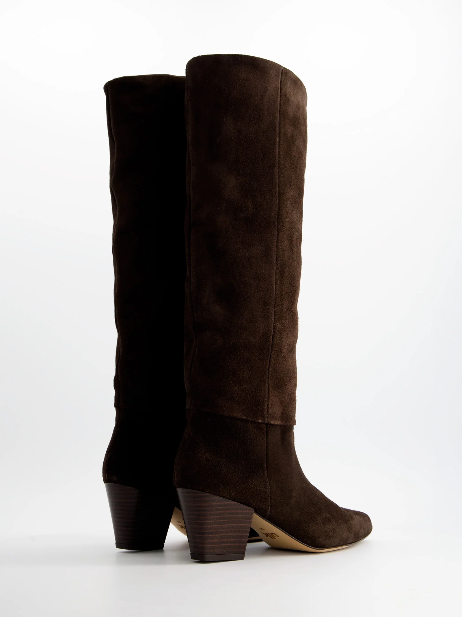 Botas altas de ante con tacón - Brera - Image 3