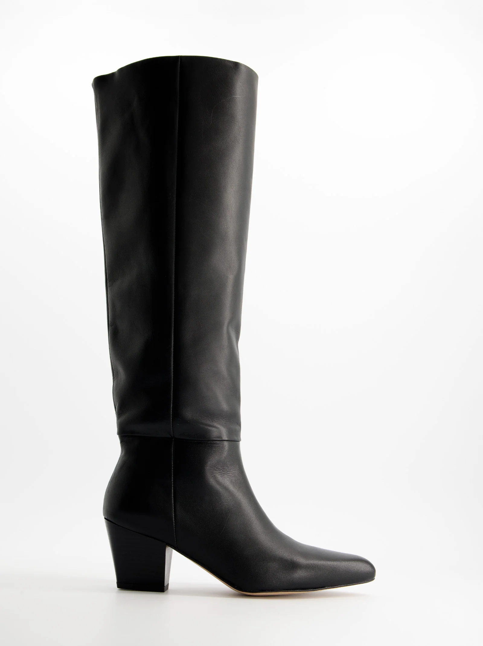 Botas altas de piel con tacón - Brera