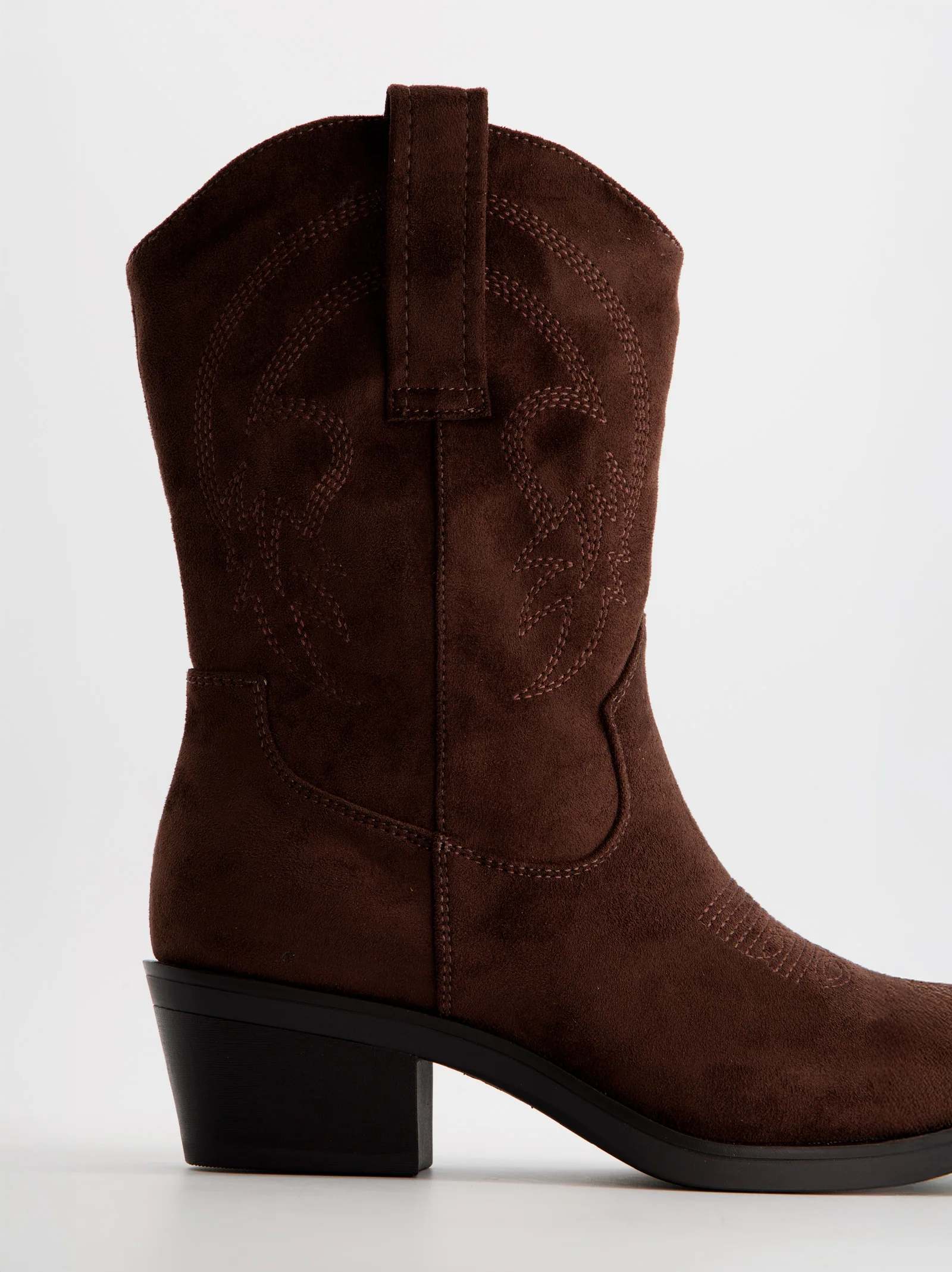 Botines cowboy efecto ante - Brooklyn - Image 4