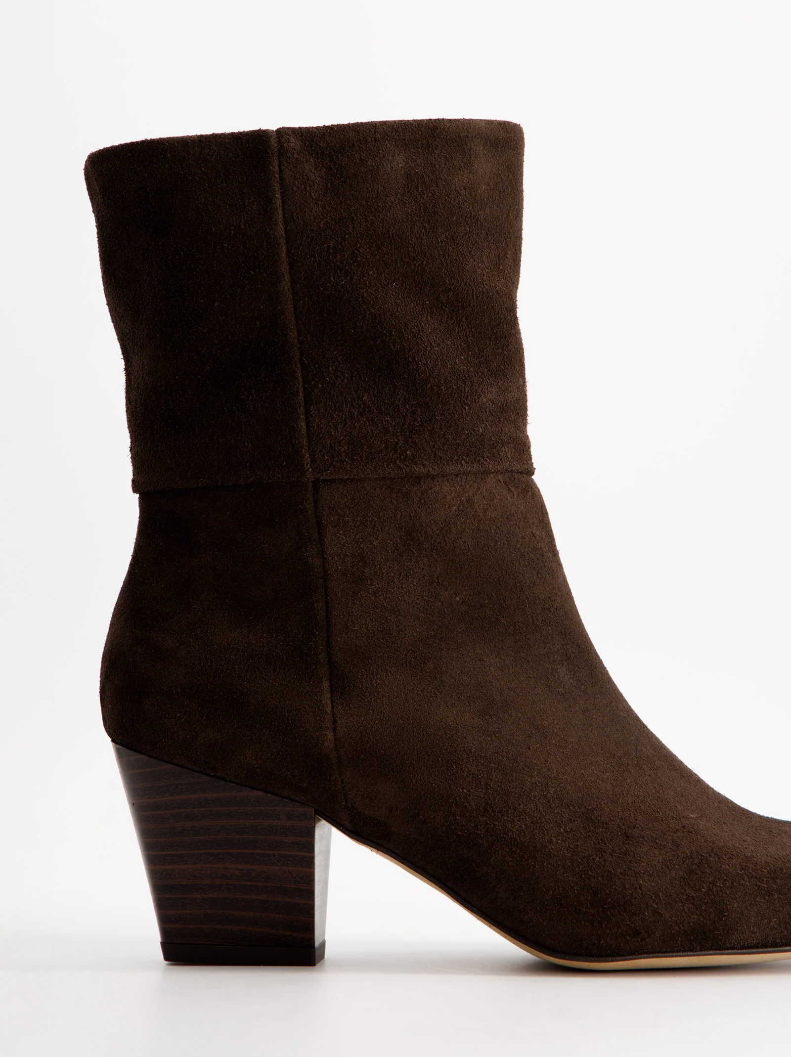 Botines de ante con tacón - Oslo - Image 5