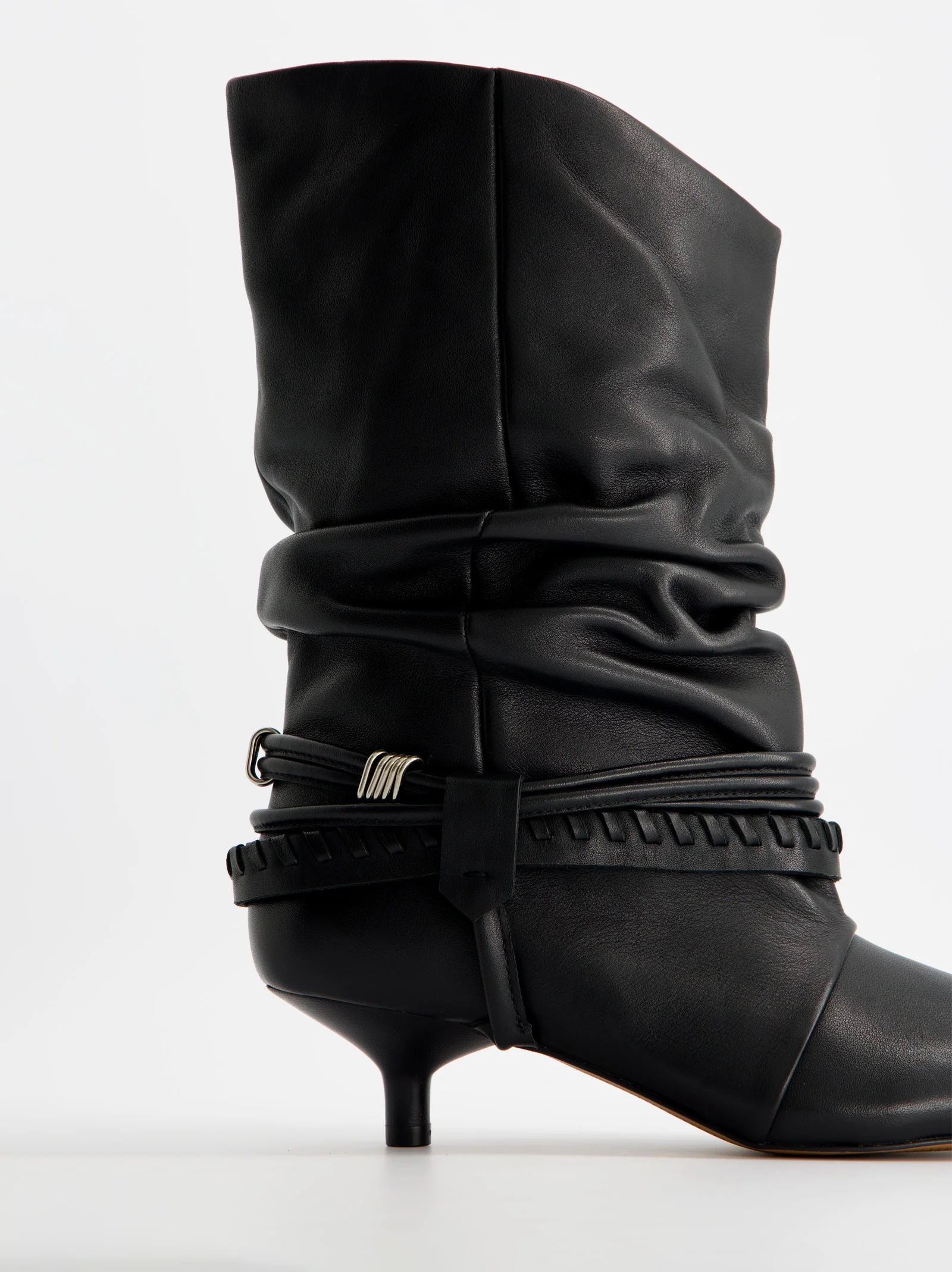 Botines de piel con tacón kitten - ULK Irving - Image 3