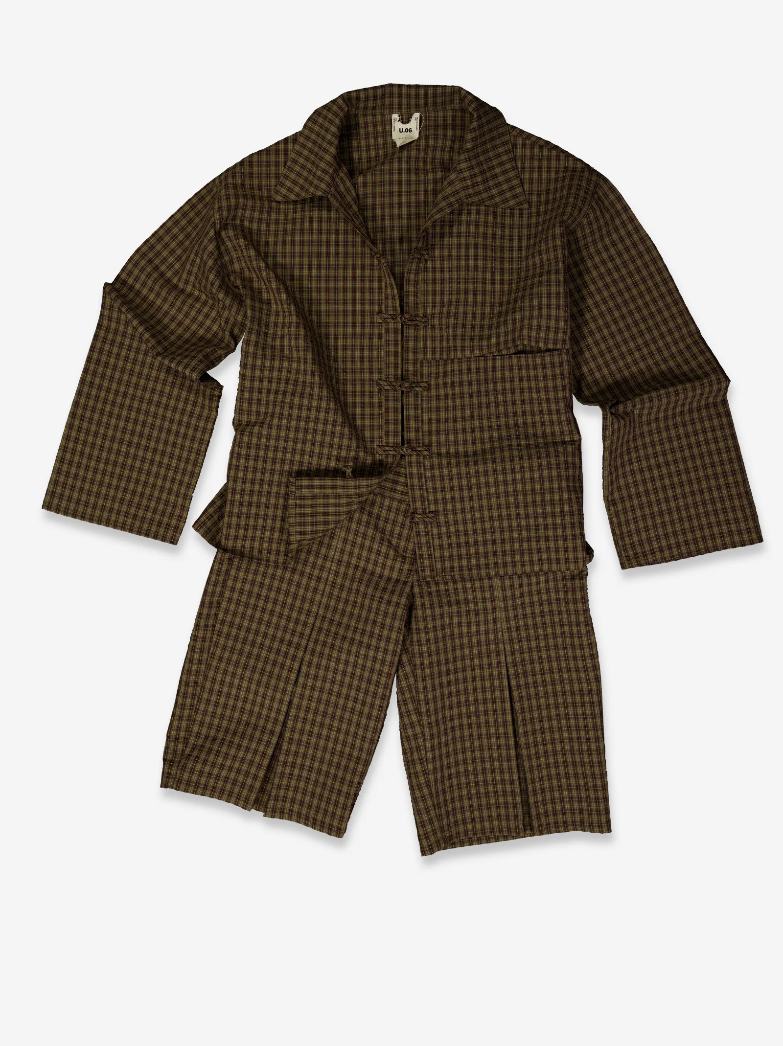 Camisa a cuadros con botones de nudo - Davis - Image 5