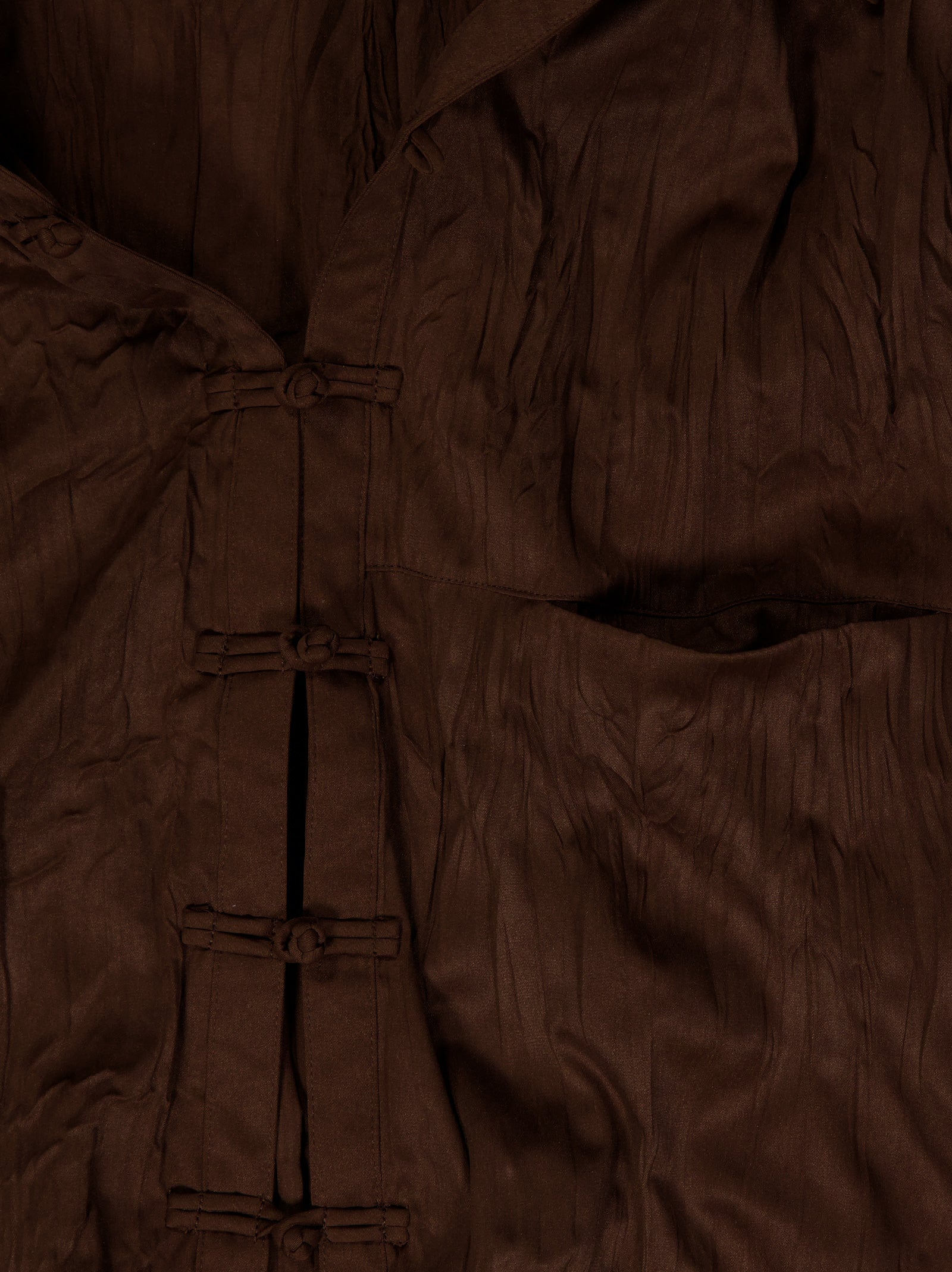 Camisa acabado arrugado con botones de nudo Davis - Image 3