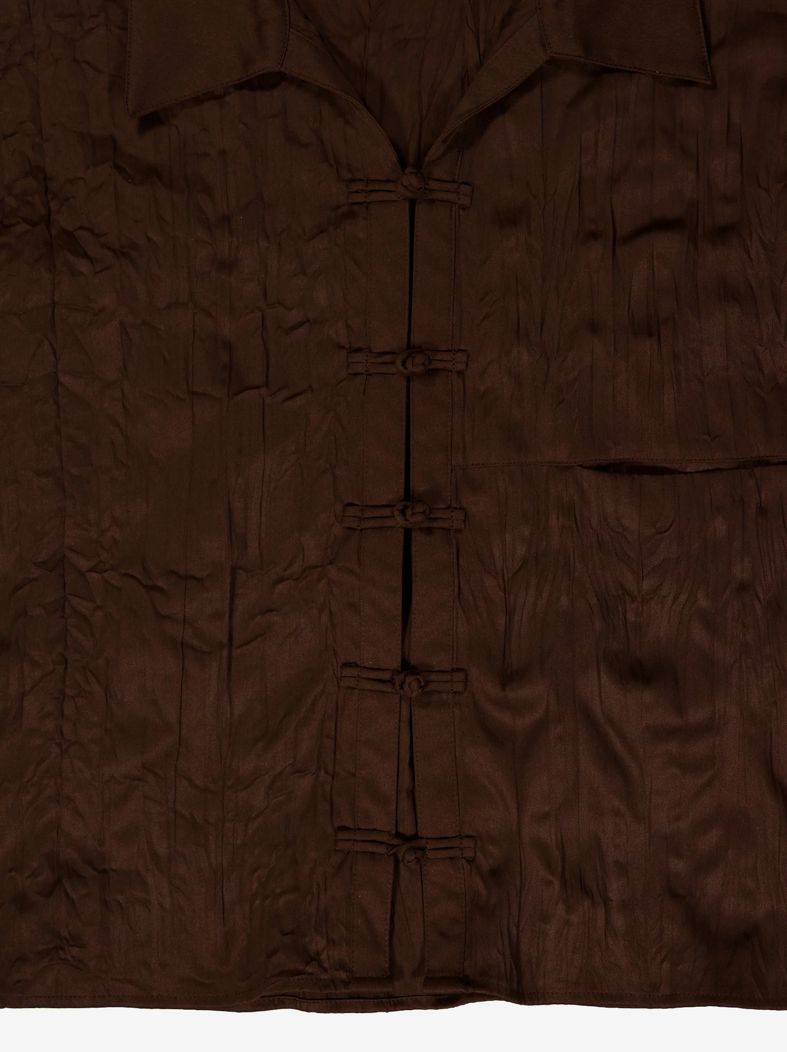 Camisa acabado arrugado con botones de nudo Davis - Image 4