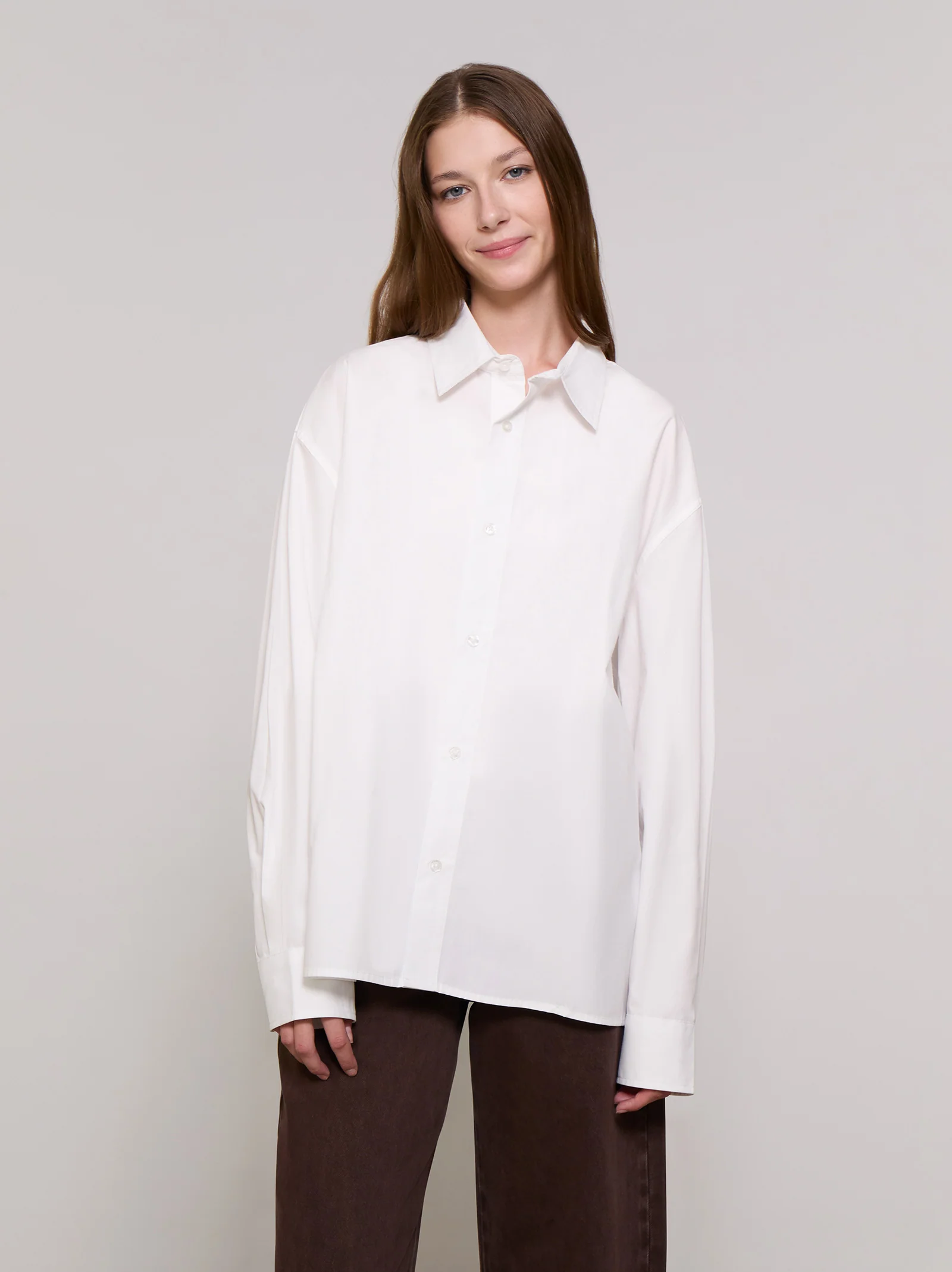 Camisa blanca popelín - ULK Alina