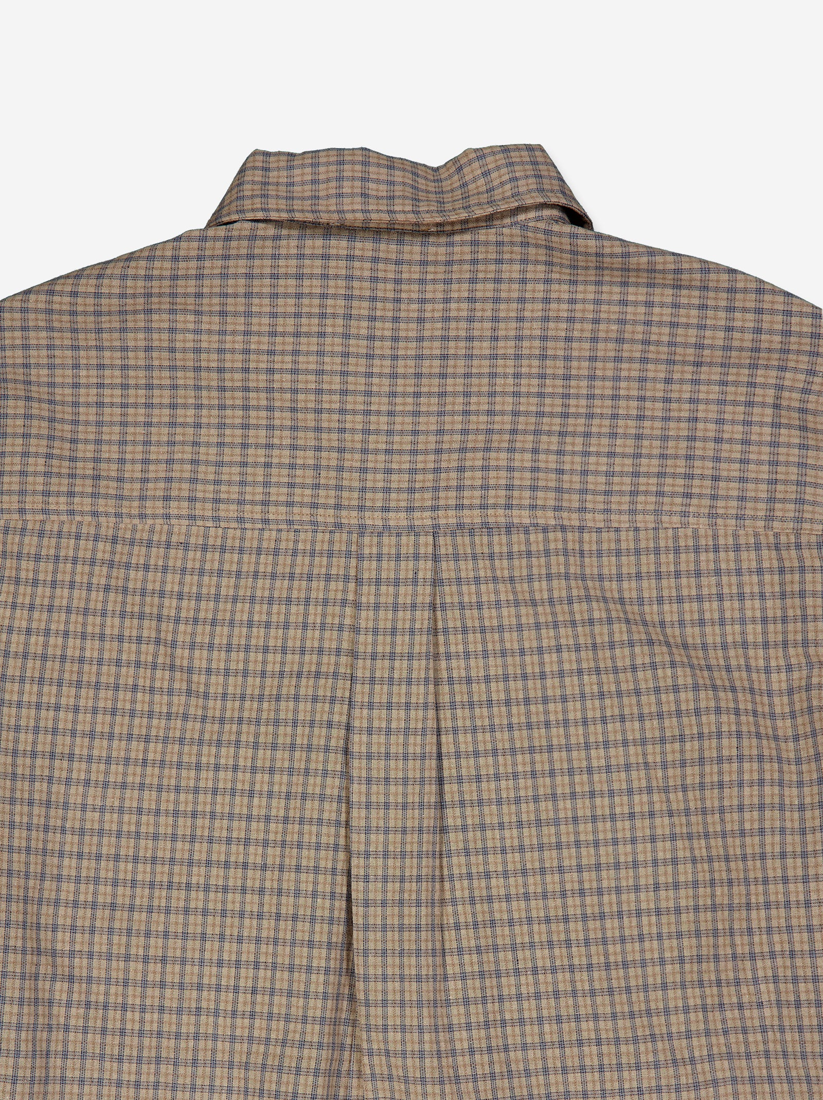 Camisa cuadros media botonadura detalle bolsillos Beto - Image 6