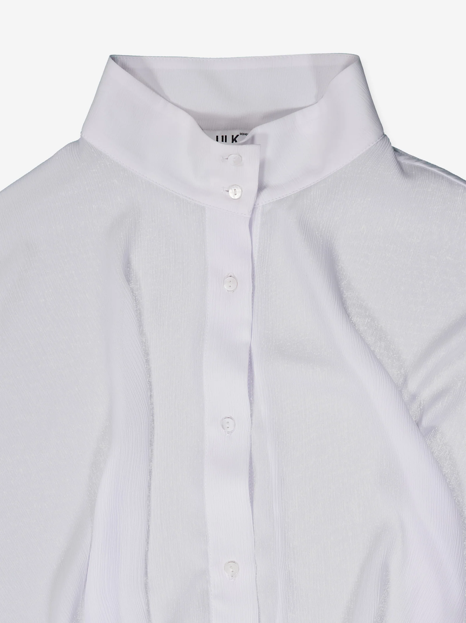 Camisa fluida blanca con bajo ajustable - Kaika - Image 6