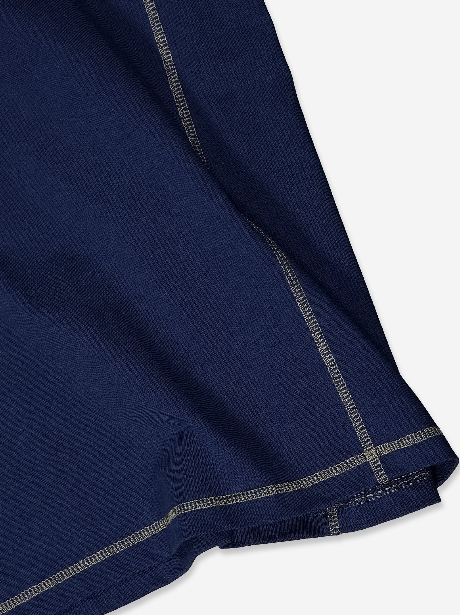Camiseta azul con costuras vistas en contraste - Pope - Image 4