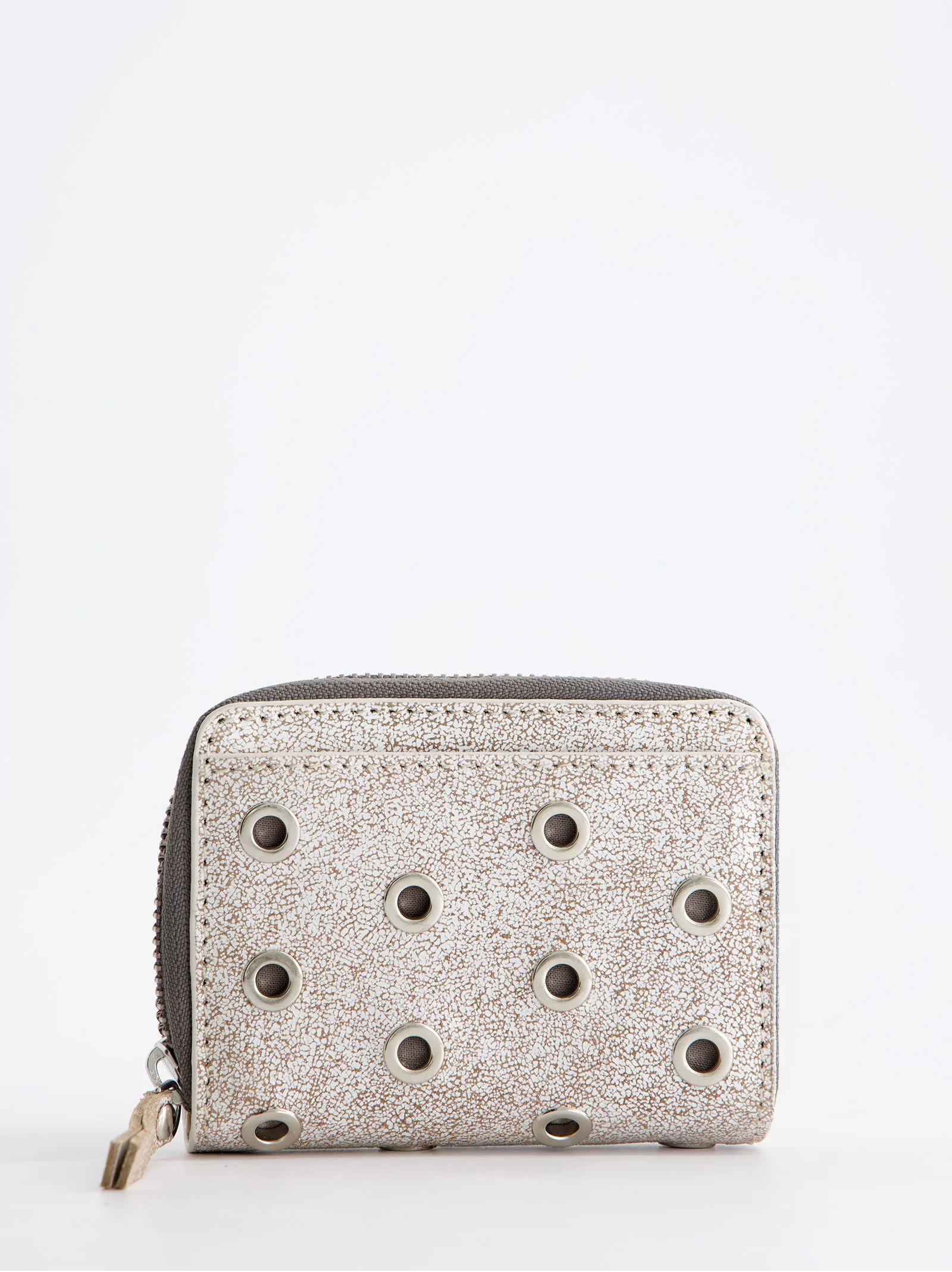 Cartera Compacta Efecto Craquelado -Baly