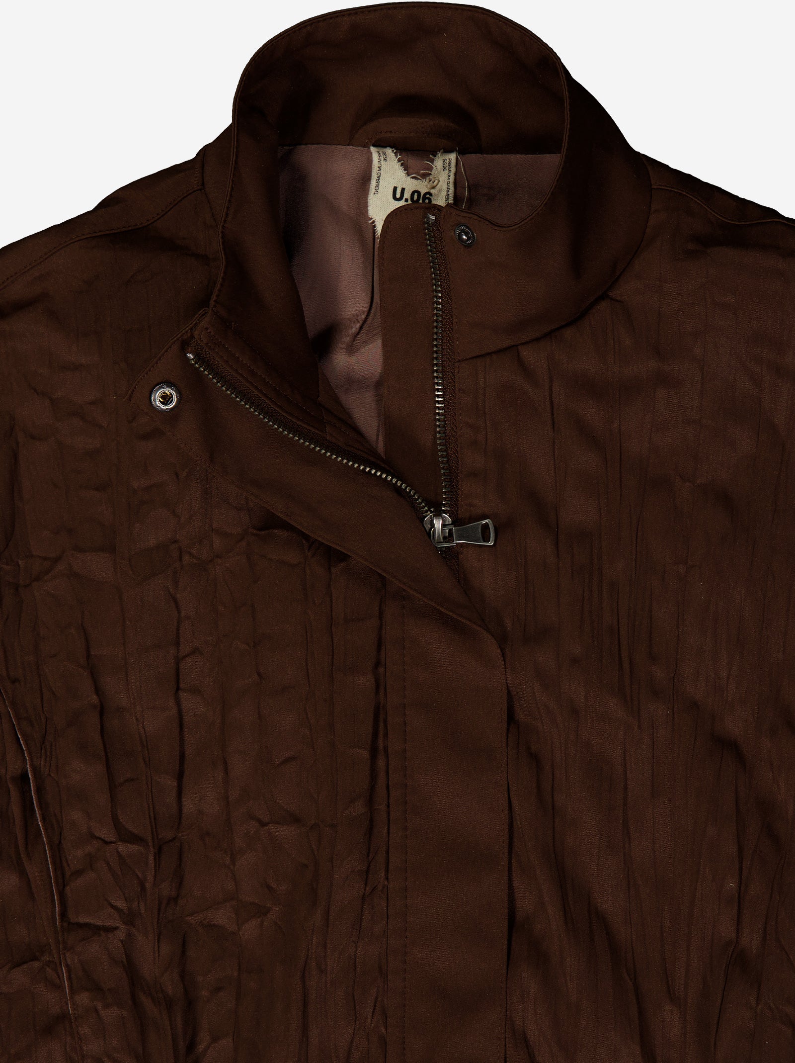 Cazadora bomber cropped efecto arrugado Bette - Image 3