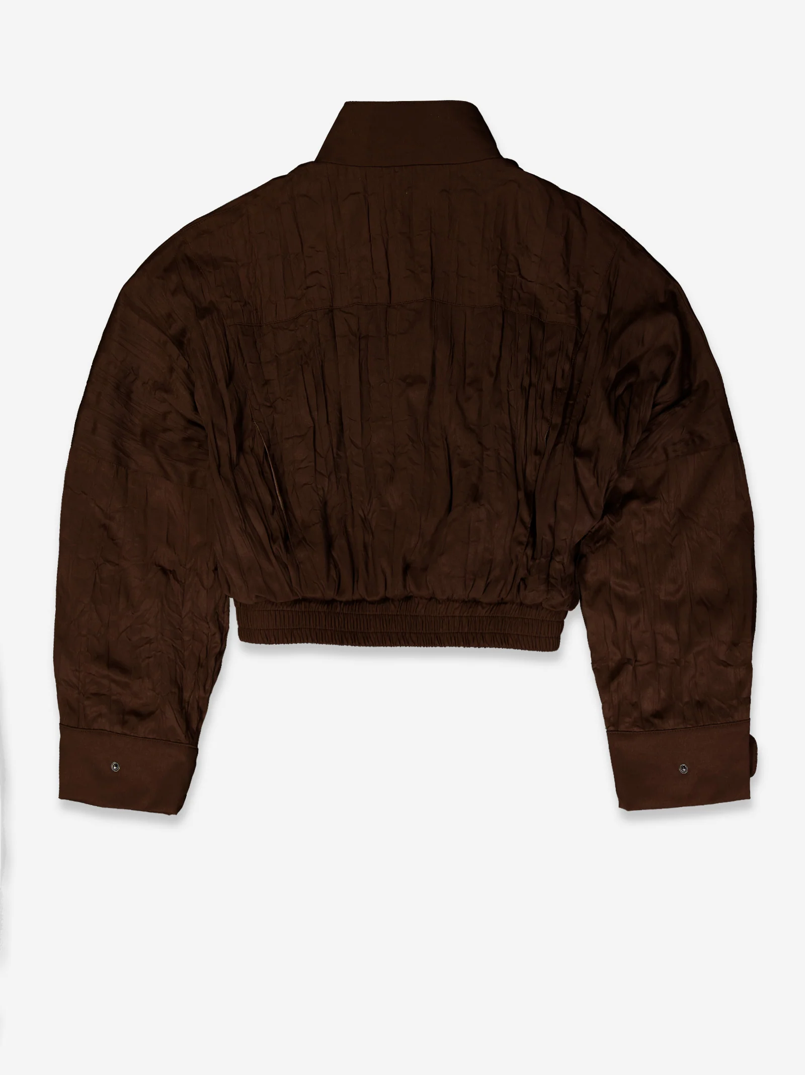 Cazadora bomber cropped efecto arrugado Bette - Image 5
