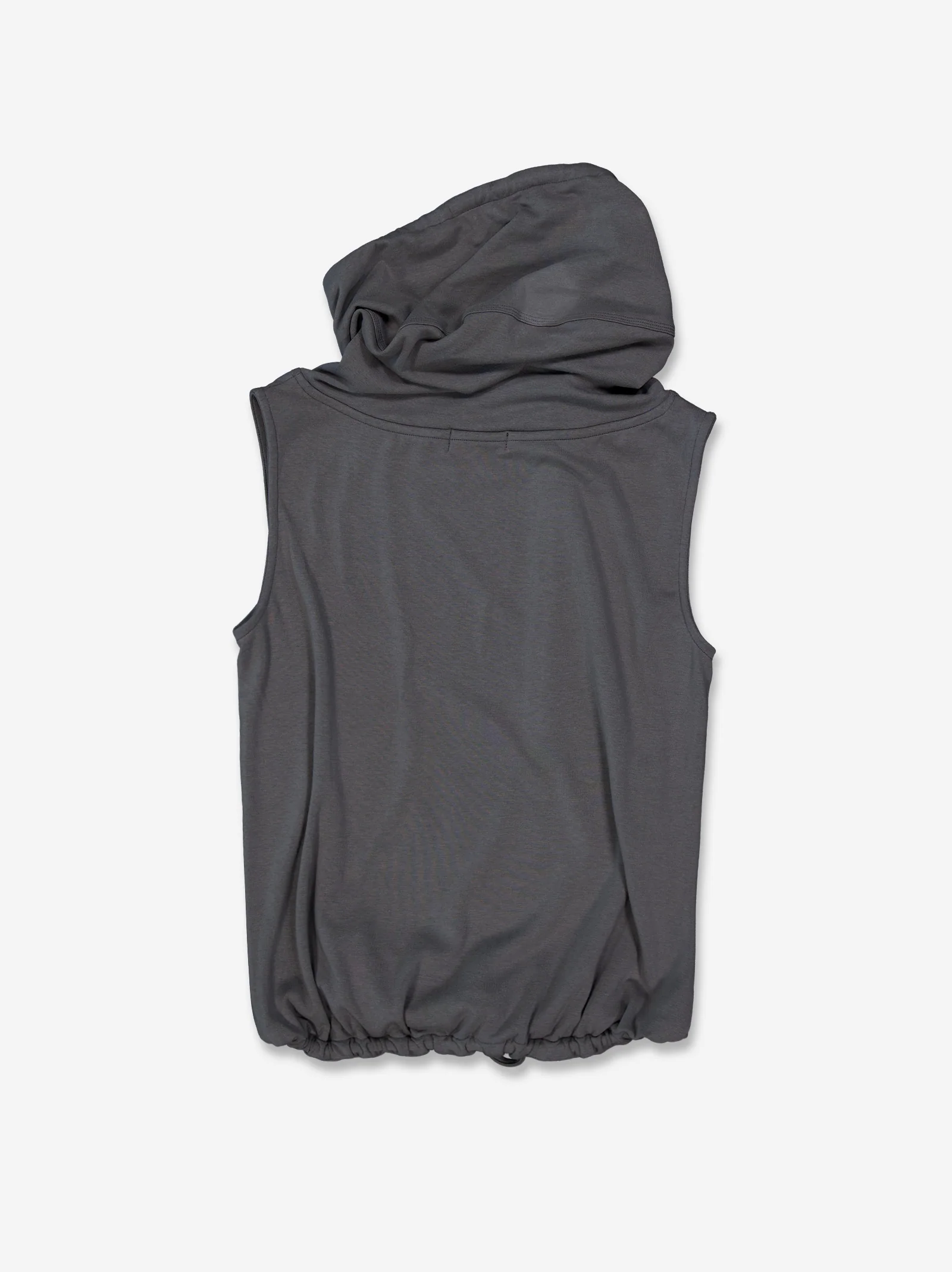 Top con cuello asimétrico y capucha - Dos - Image 7