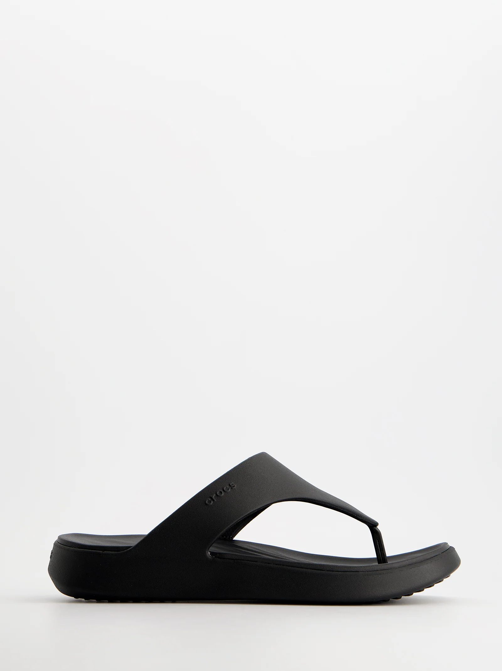 Chanclas negras de dedo tipo thong - Crocs Getaway