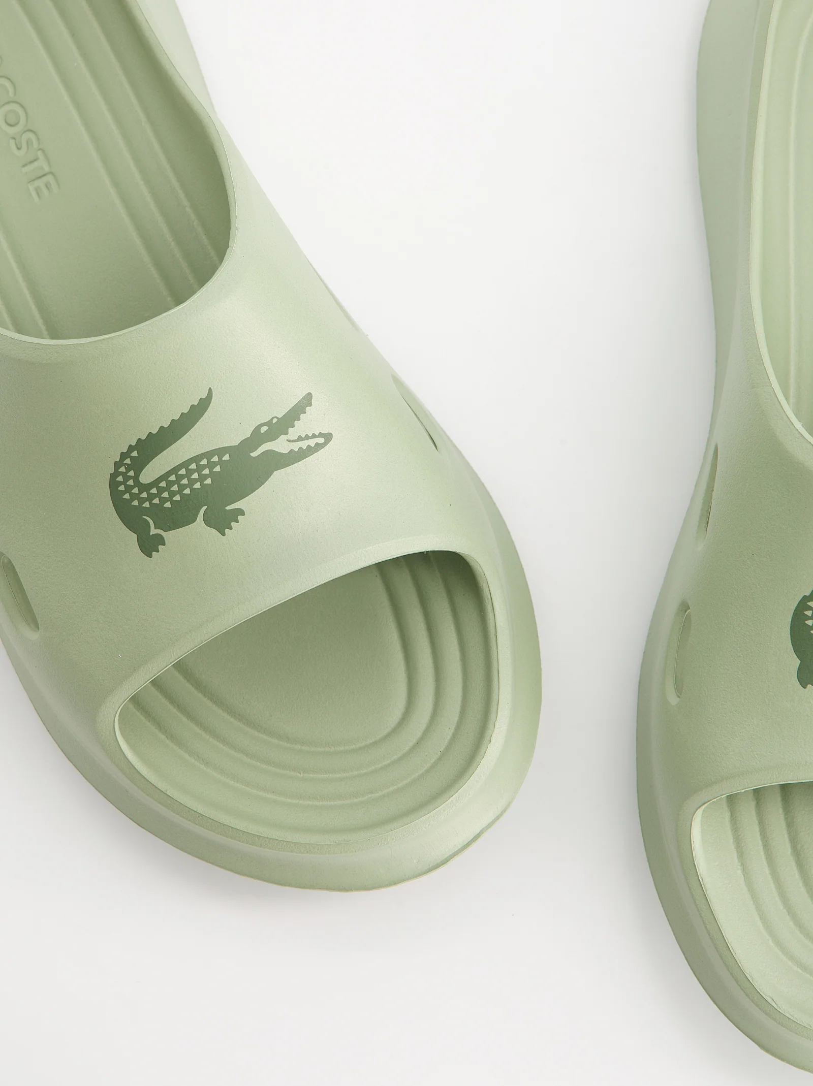 Chanclas de goma tipo pala con suela chunky - Lacoste Meduz Slide - Image 5