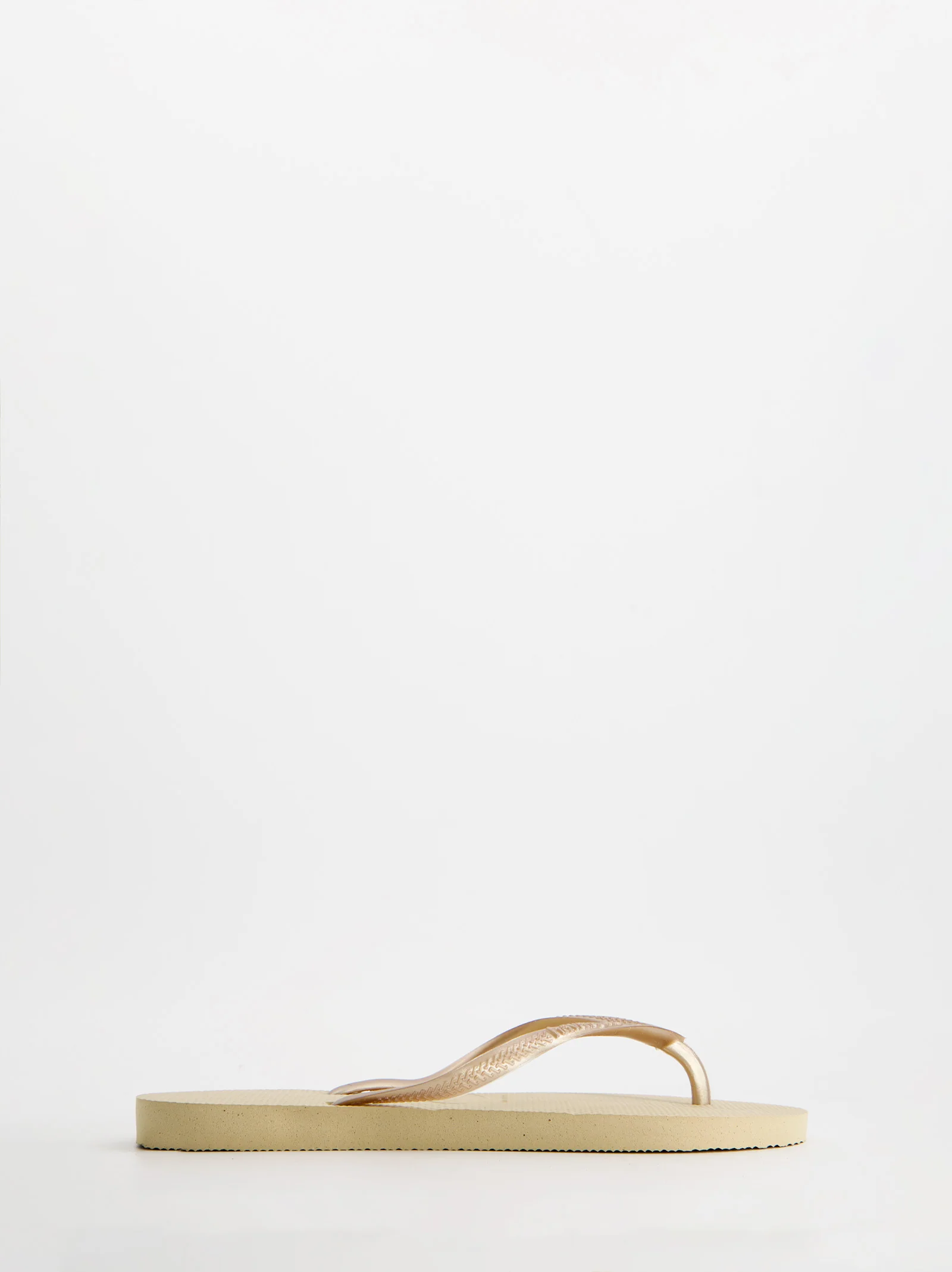 Chanclas Havaianas Slim Logo Beige