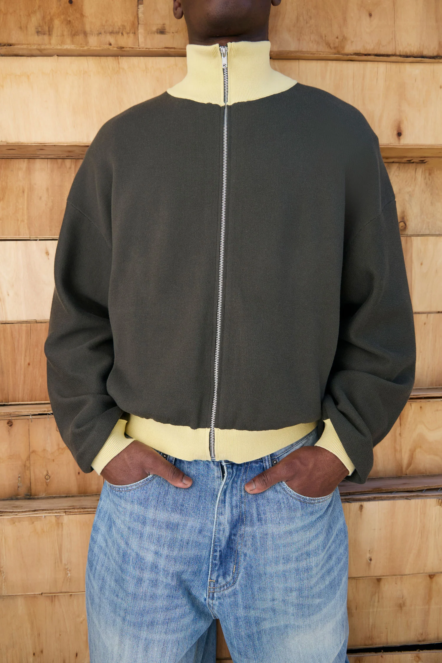 Chaqueta de punto con cremallera - Wooly - Image 2