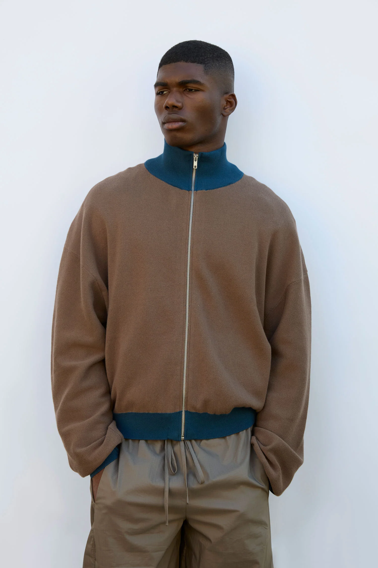 Chaqueta de punto con cremallera - Wooly