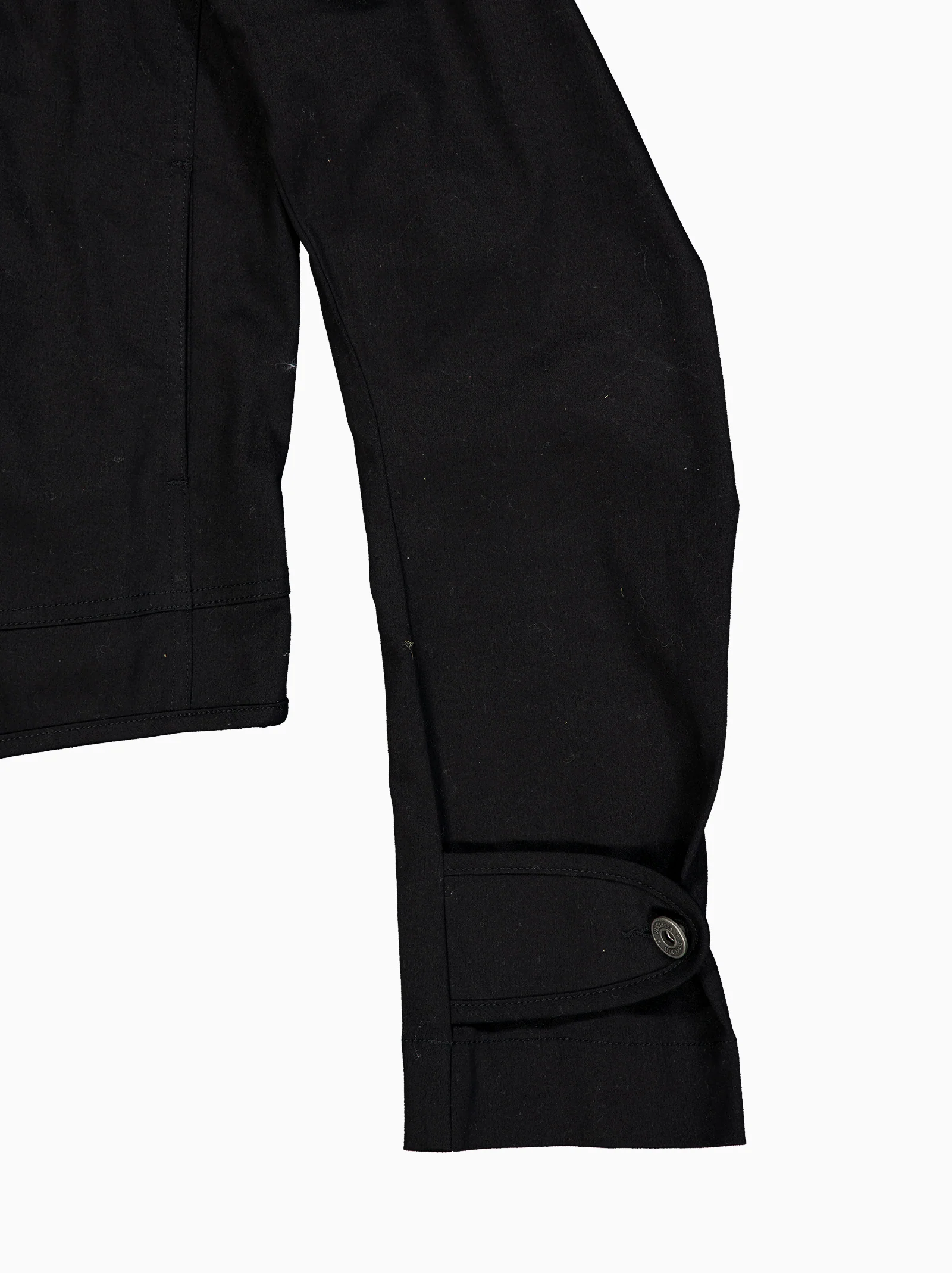 Chaqueta negra utilitaria con ajustes de hebilla - Luz - Image 4