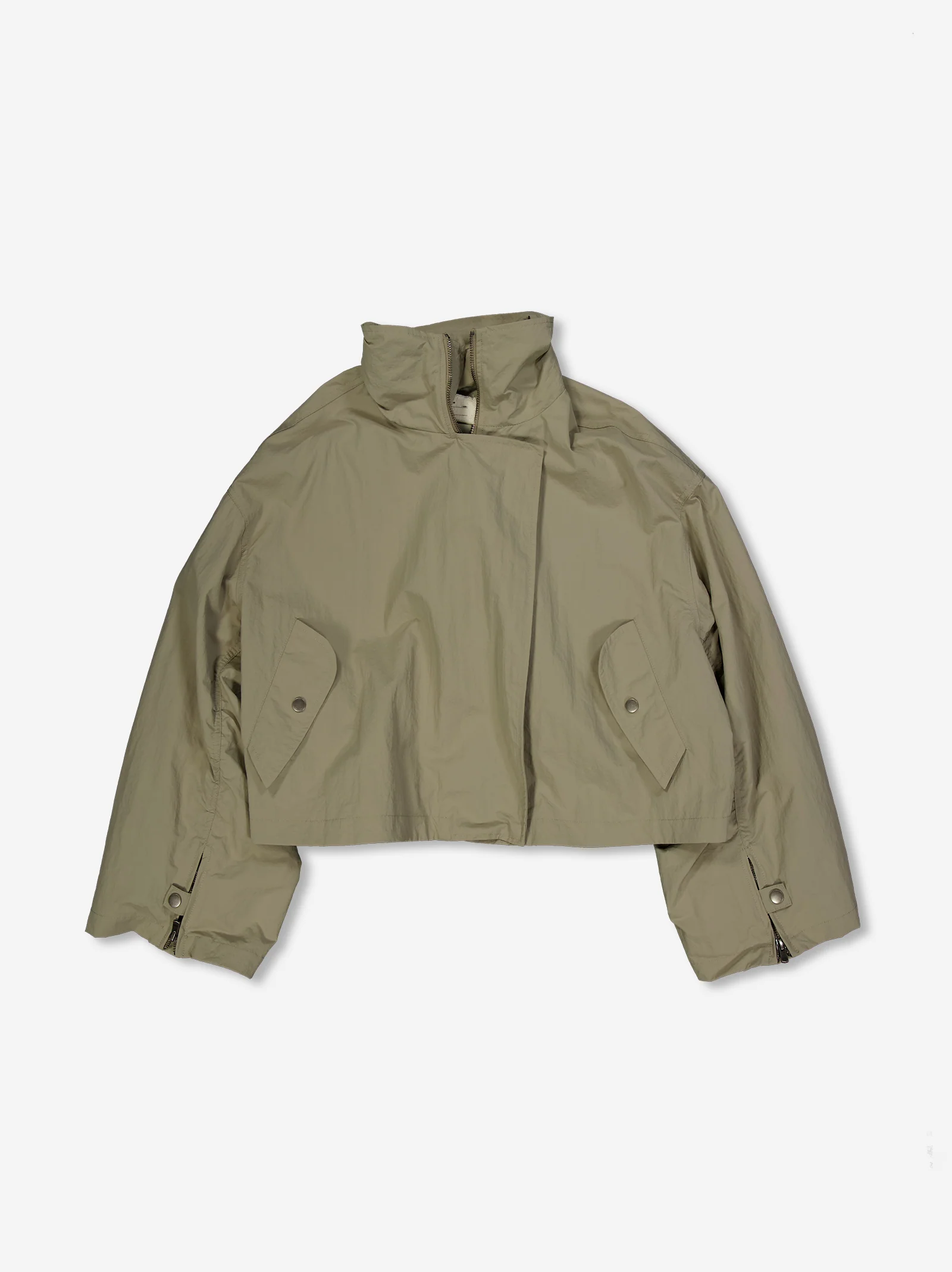 Chaqueta técnica de cuello alto con mangas fruncidas Gemms - Image 3