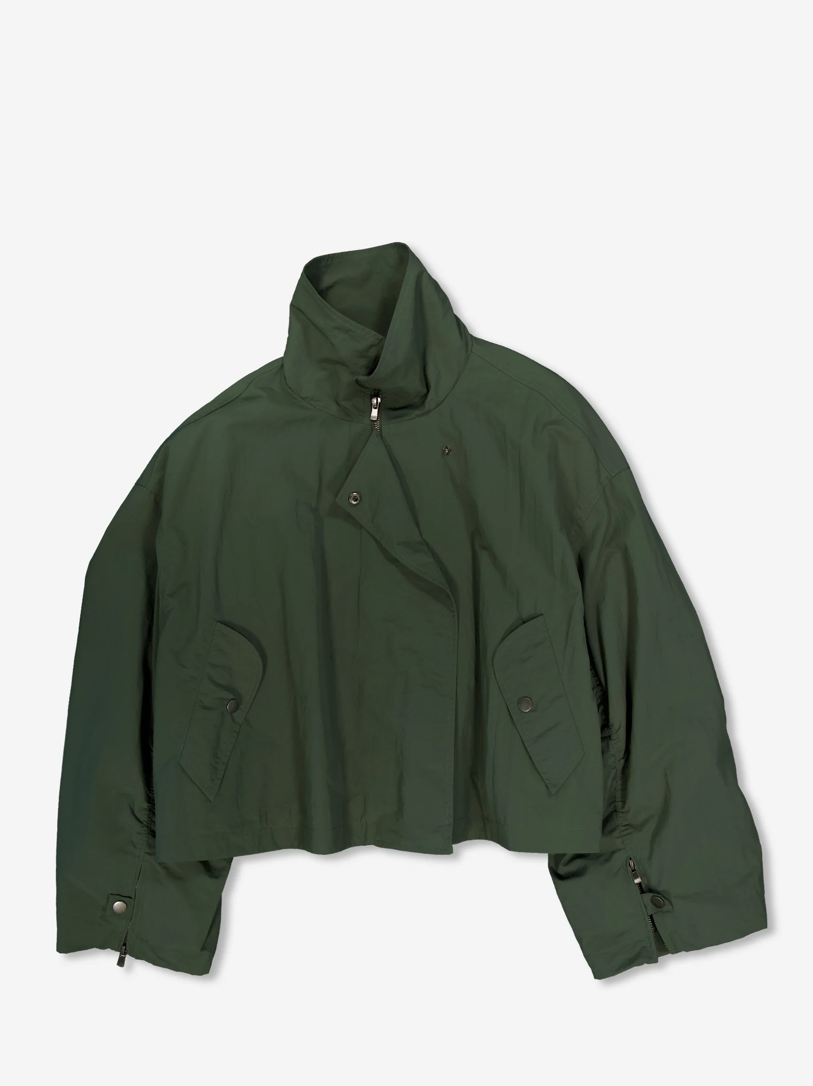 Chaqueta técnica de cuello alto con mangas fruncidas Gemms - Image 3
