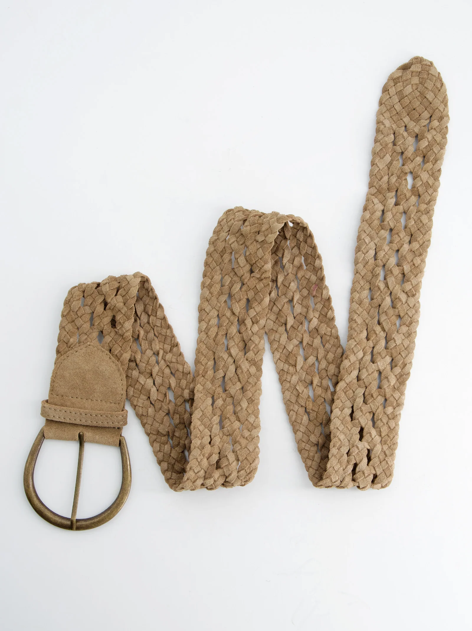 Cinturón Trenzado Beige Con hebilla - Rivo - Image 2