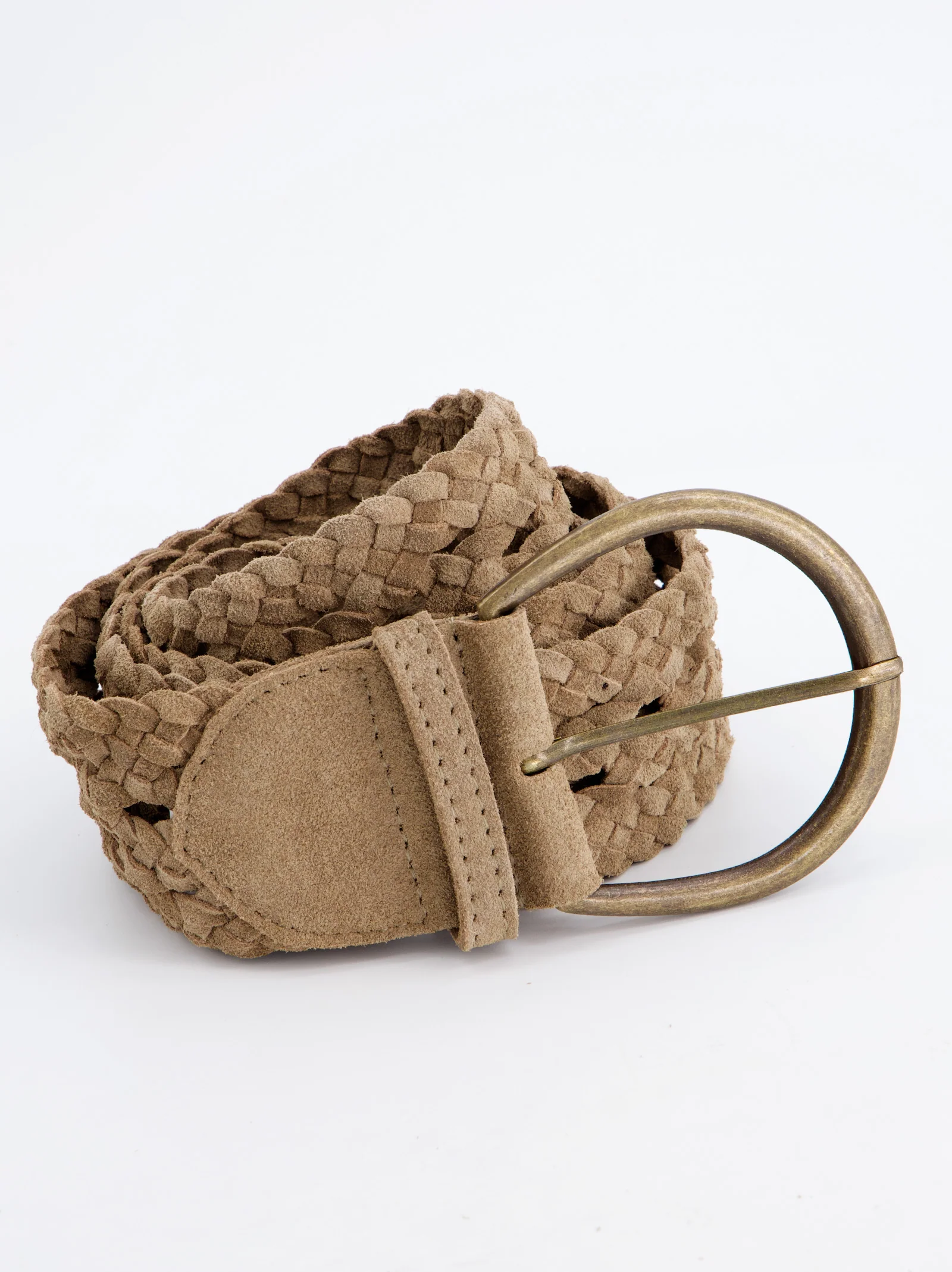 Cinturón Trenzado Beige Con hebilla - Rivo - Image 5