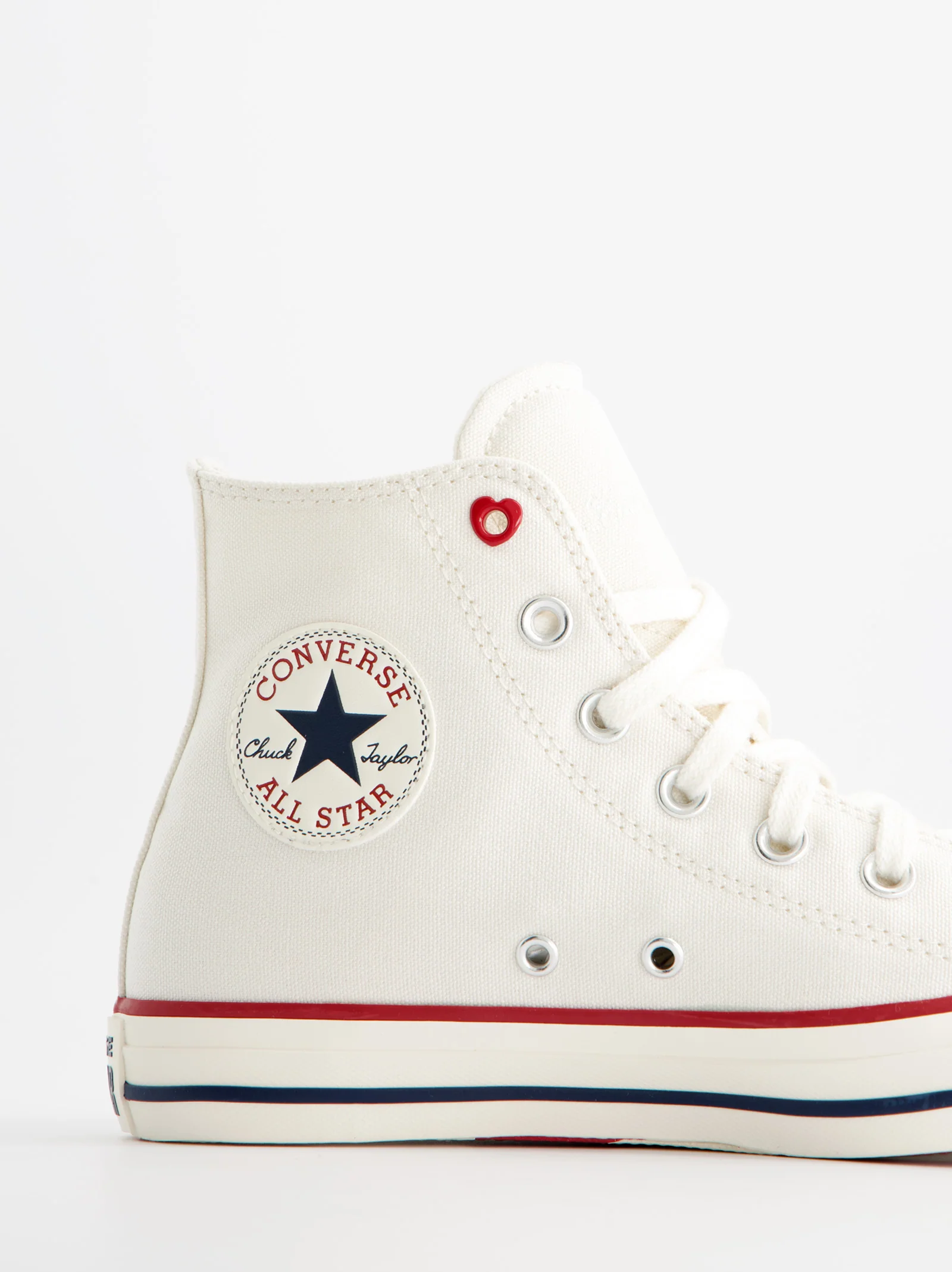 Converse Chuck Taylor All Star Valentines Day - Zapatillas blancas abotinadas - Image 5