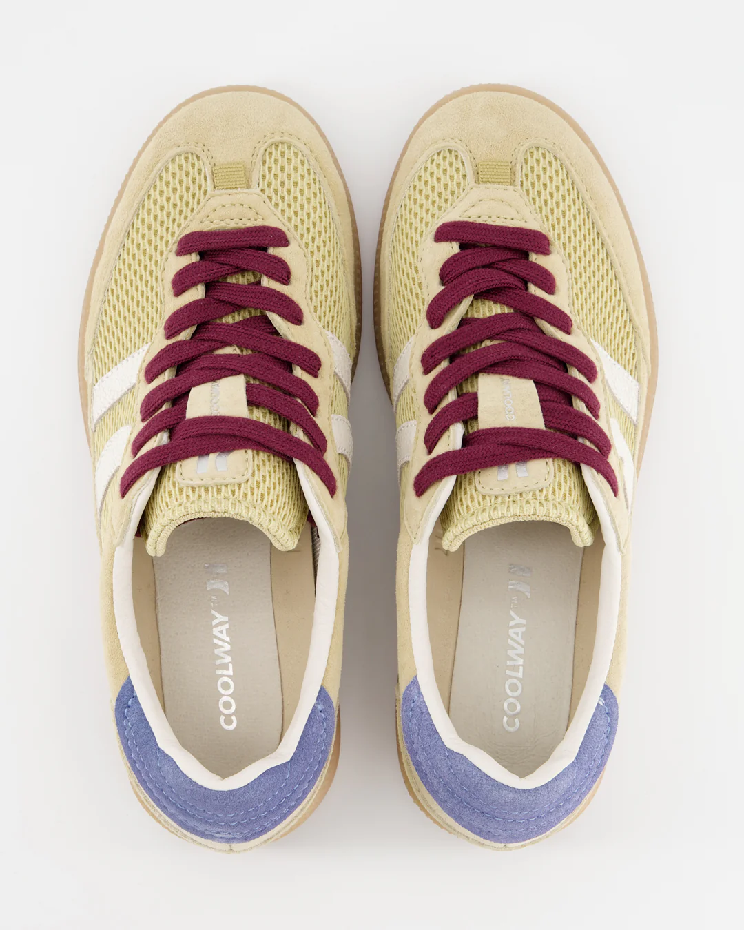 Coolway Baresi Ivy Gold - Zapatillas de ante y nylon efecto malla - Image 2