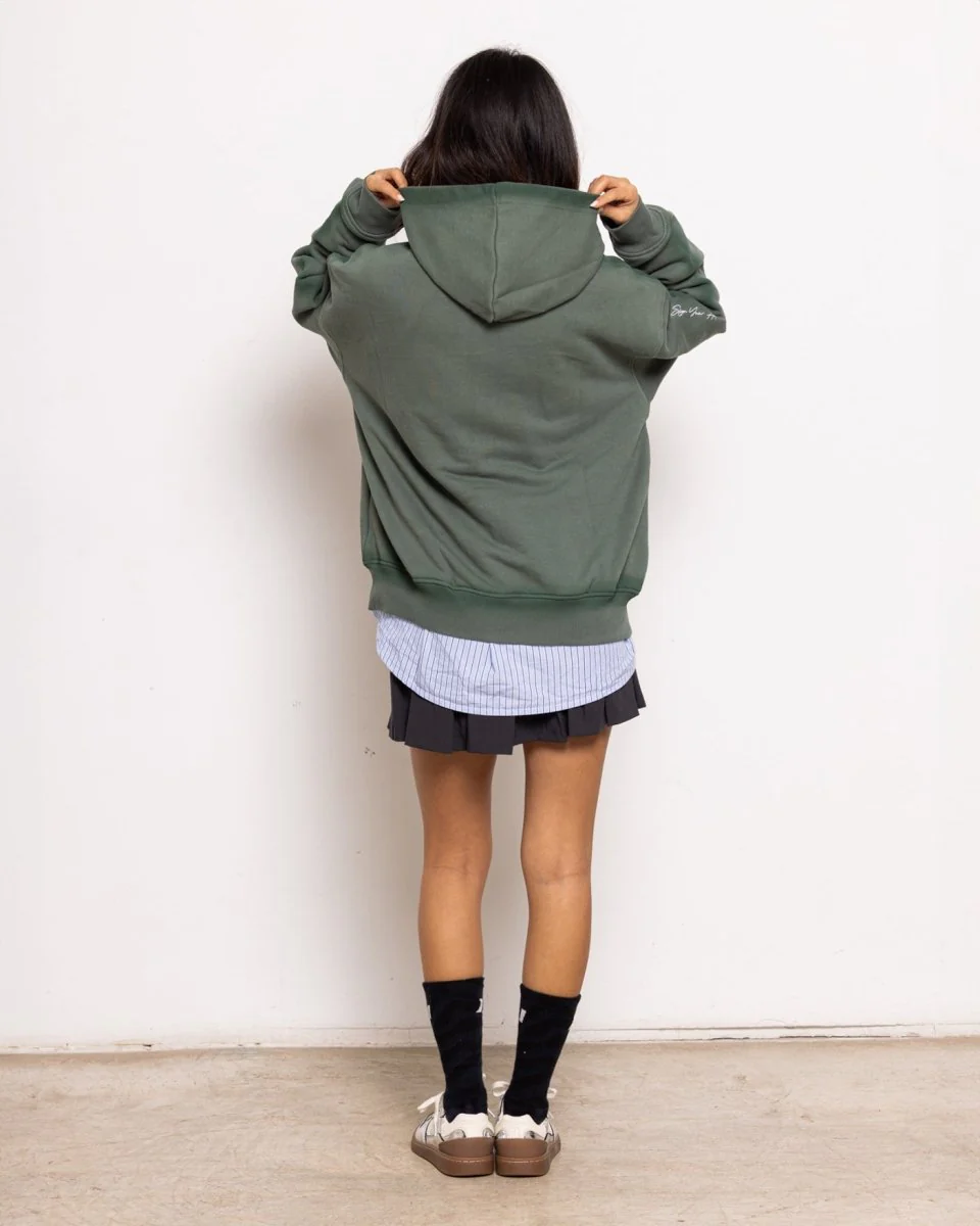 Coolway Break Green Zipped Hoodie - Sudadera con cremallera y capucha - Image 4