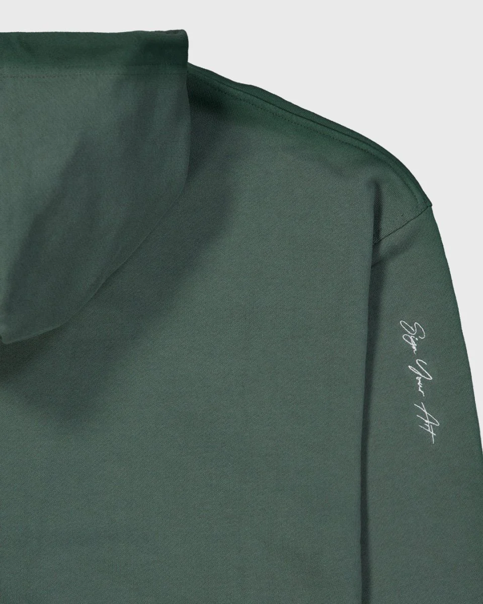 Coolway Break Green Zipped Hoodie - Sudadera con cremallera y capucha - Image 5