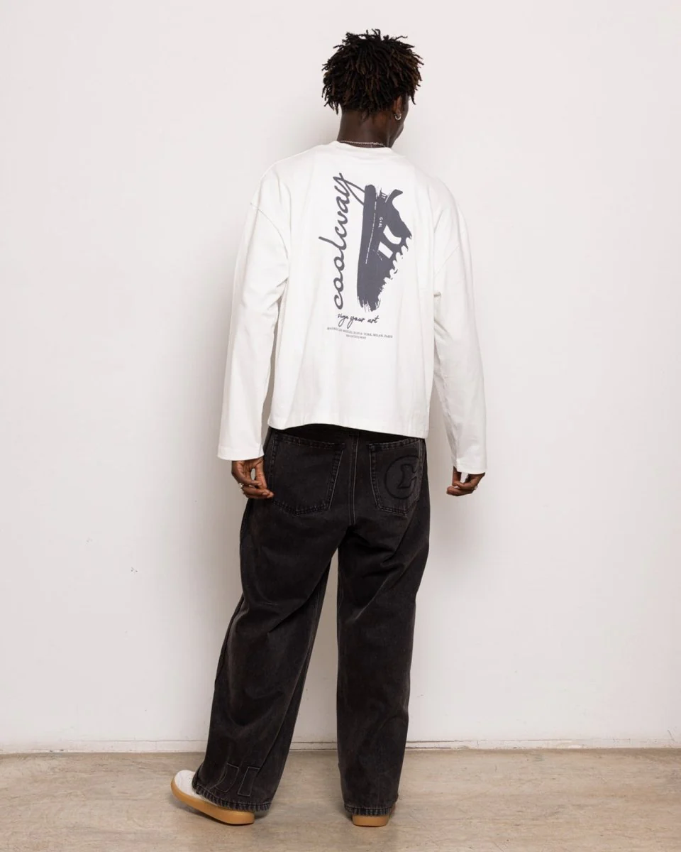 Coolway Frame White Long Sleeve - Camiseta blanca de manga larga - Image 4