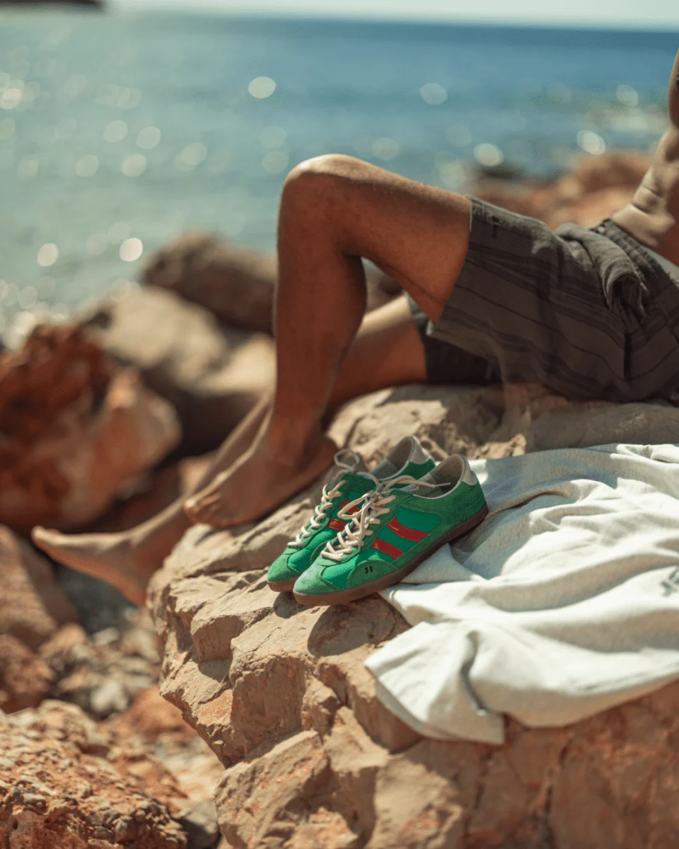 Coolway Kizuna Washed Green - Zapatillas de piel - Image 4