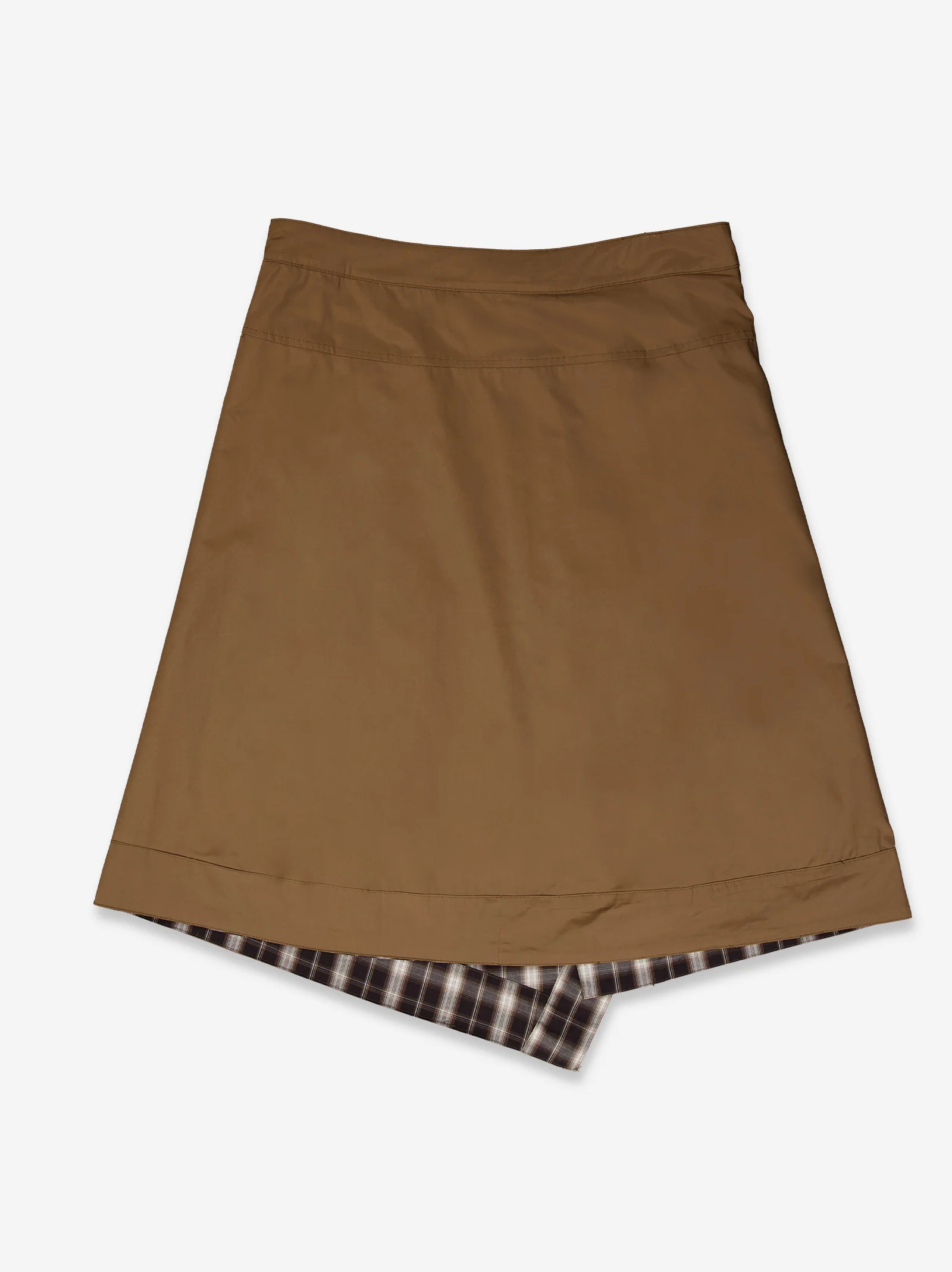 Falda midi reversible de corte asimétrico - Elan - Image 8