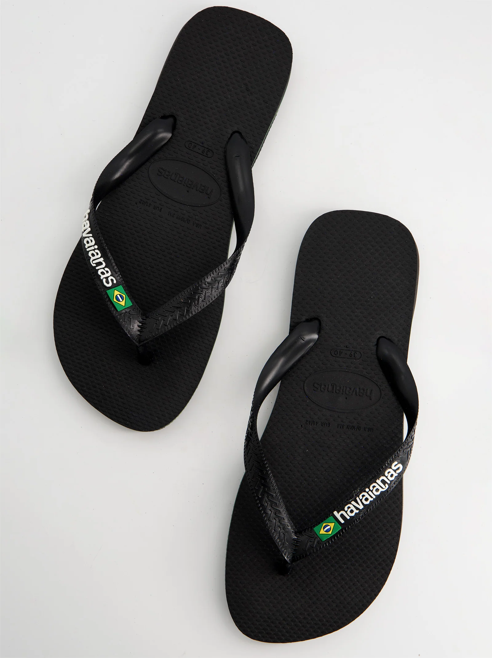 Chanclas Havaianas Brasil Logo Negras