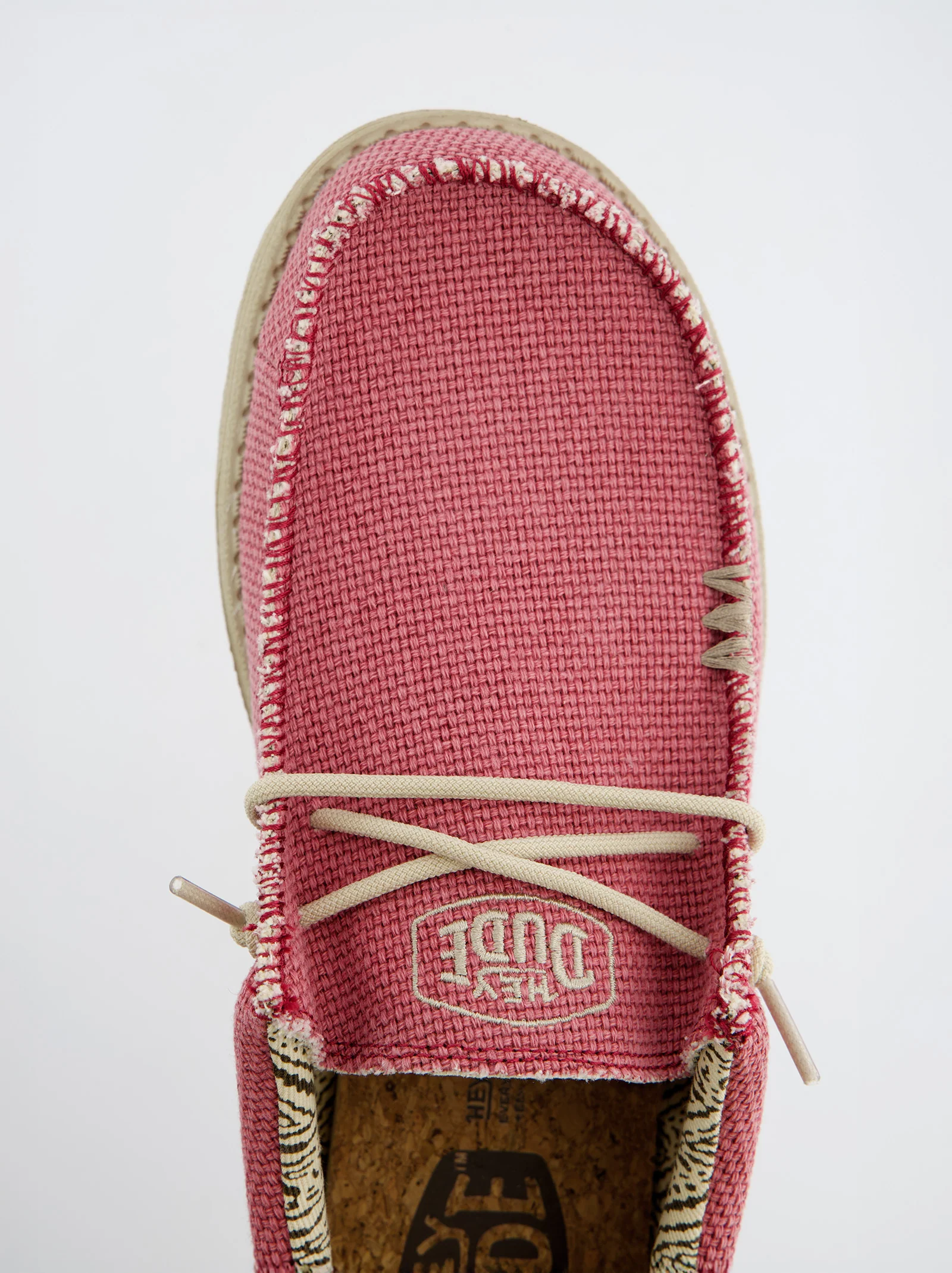 Mocasín Canvas Hey Dude Rosa - Image 2